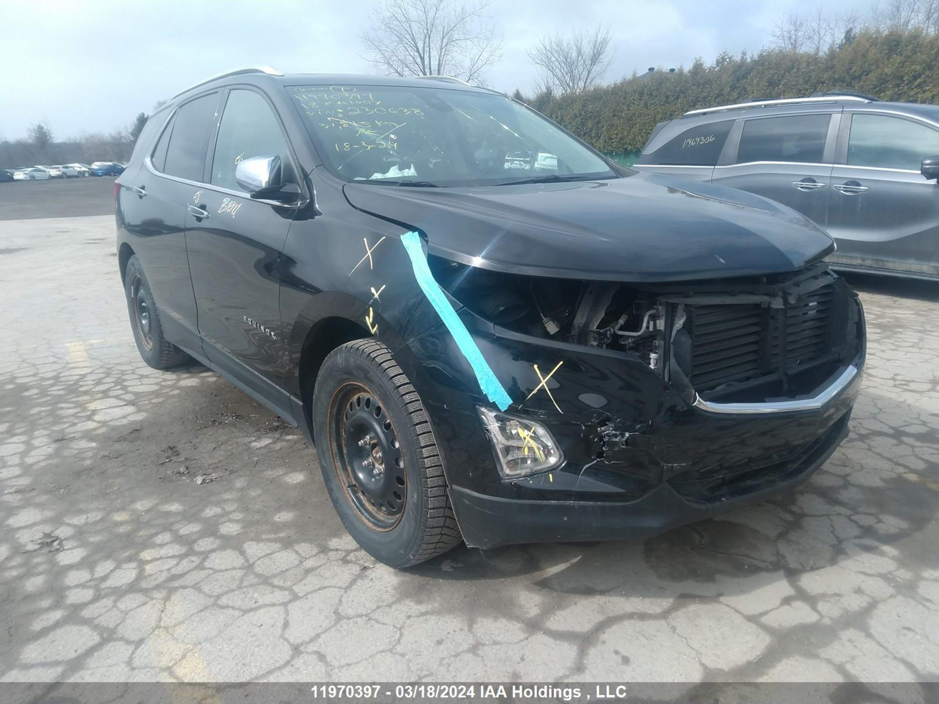 chevrolet equinox 2018 2gnaxmev8j6230638