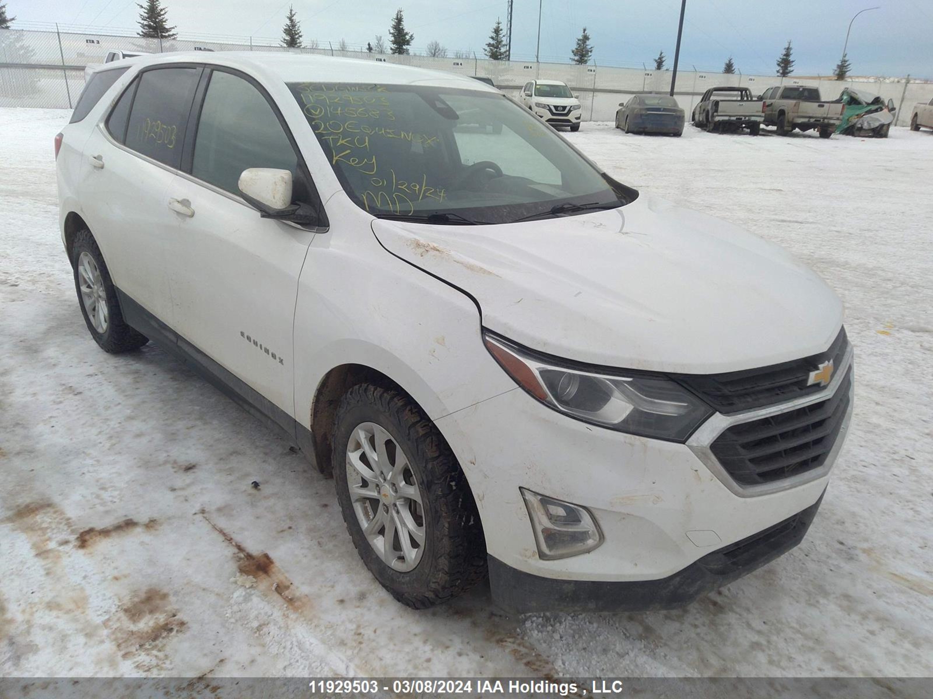 chevrolet equinox 2020 2gnaxuev0l6145683