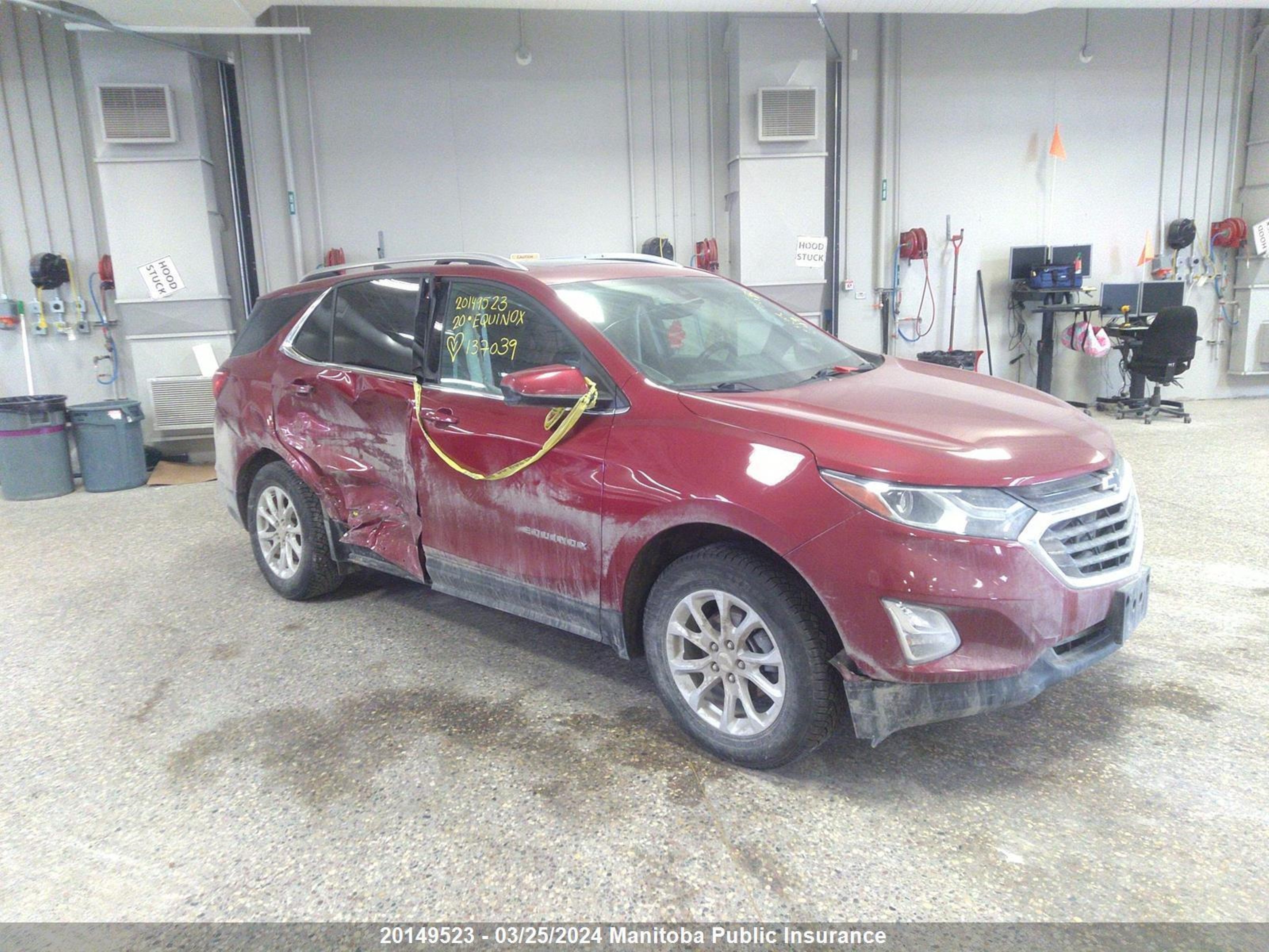 chevrolet equinox 2020 2gnaxuevxl6137039