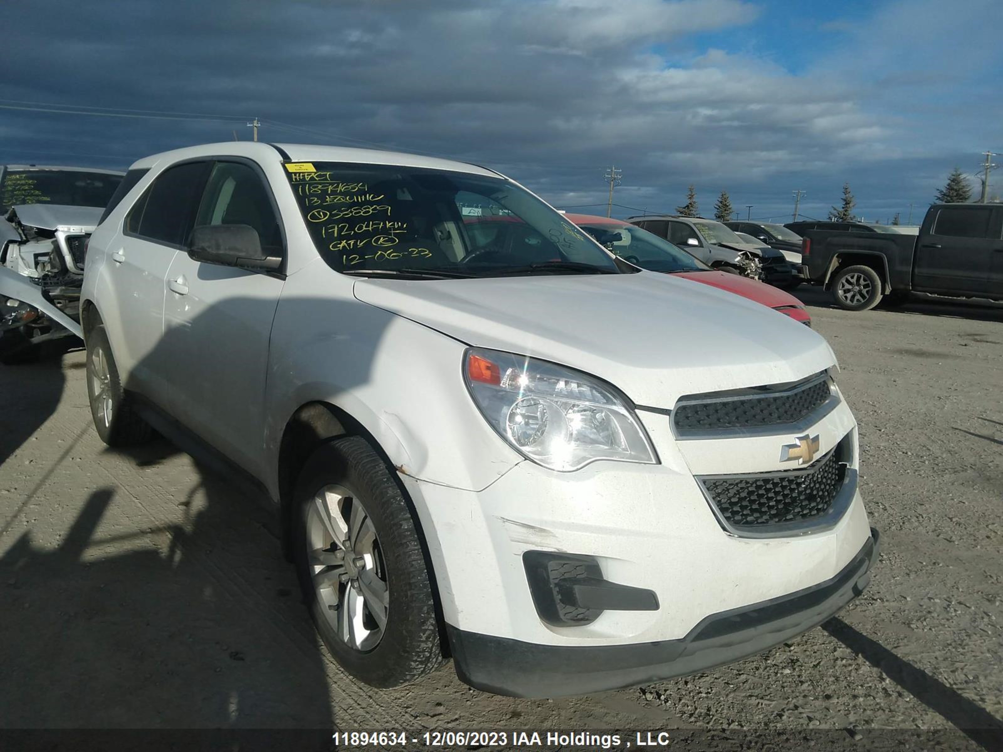 chevrolet equinox 2013 2gnflcek4d6338809