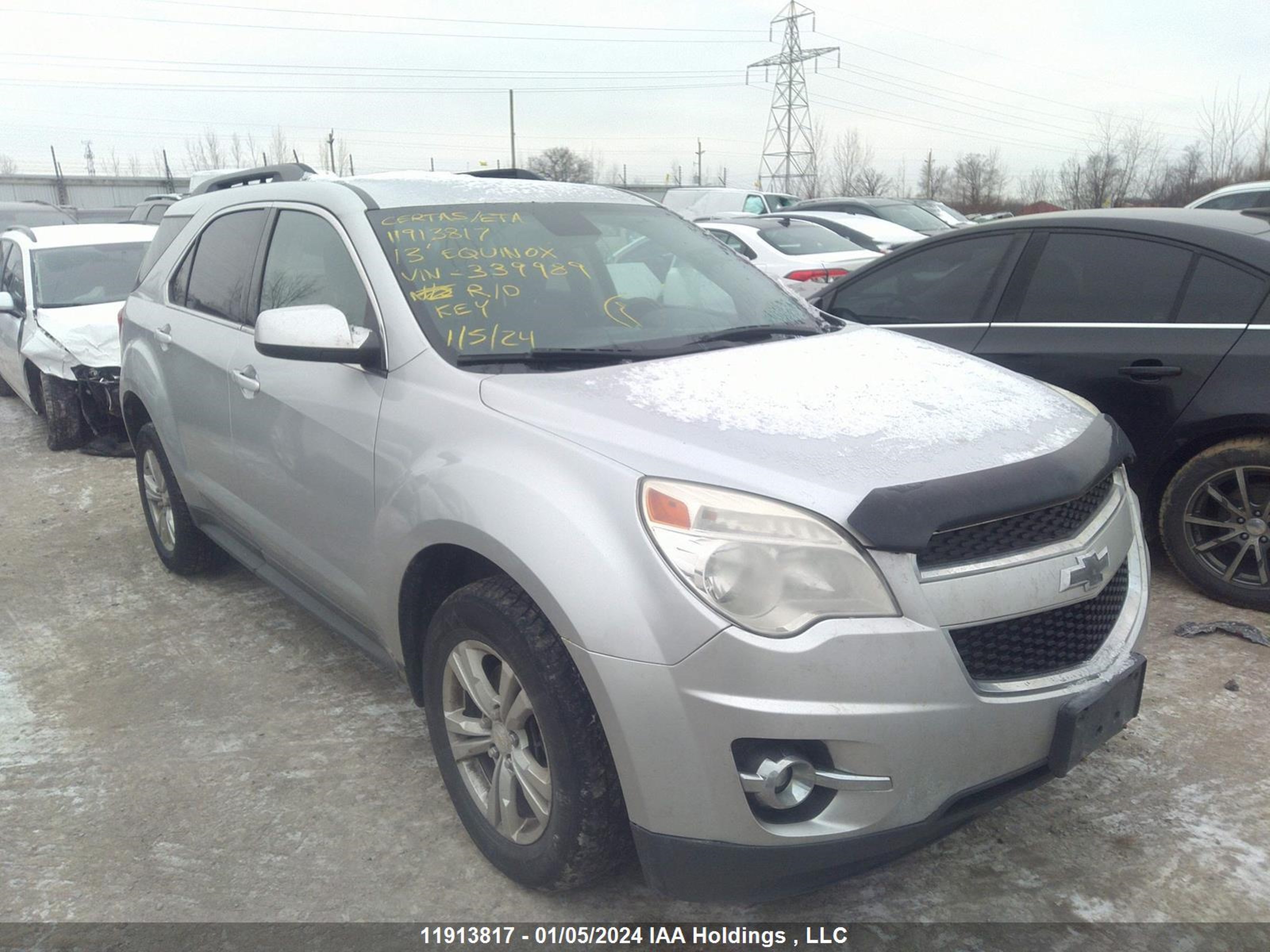 chevrolet equinox 2013 2gnfleekxd6339989