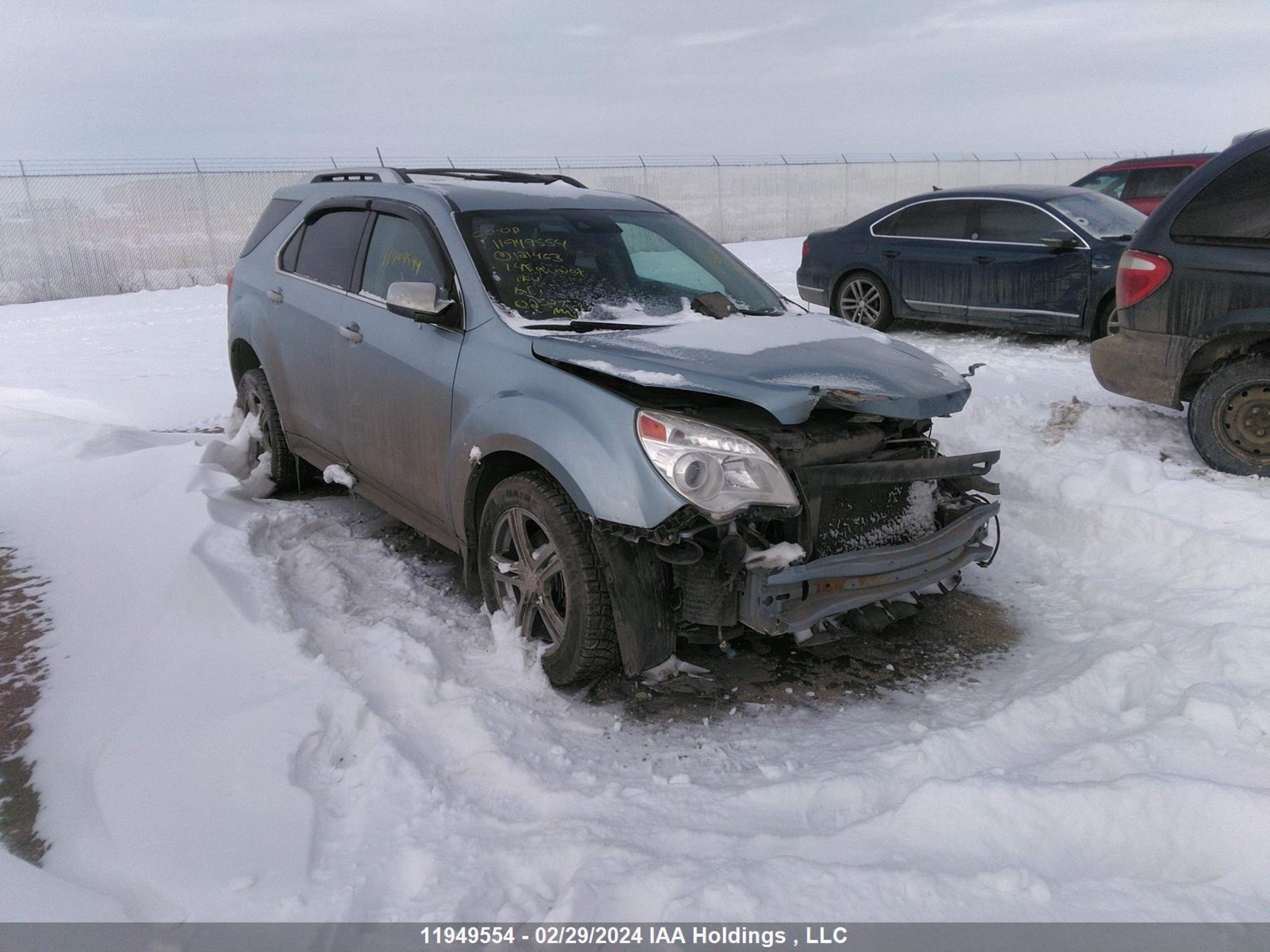 chevrolet equinox 2014 2gnflhe36e6121463