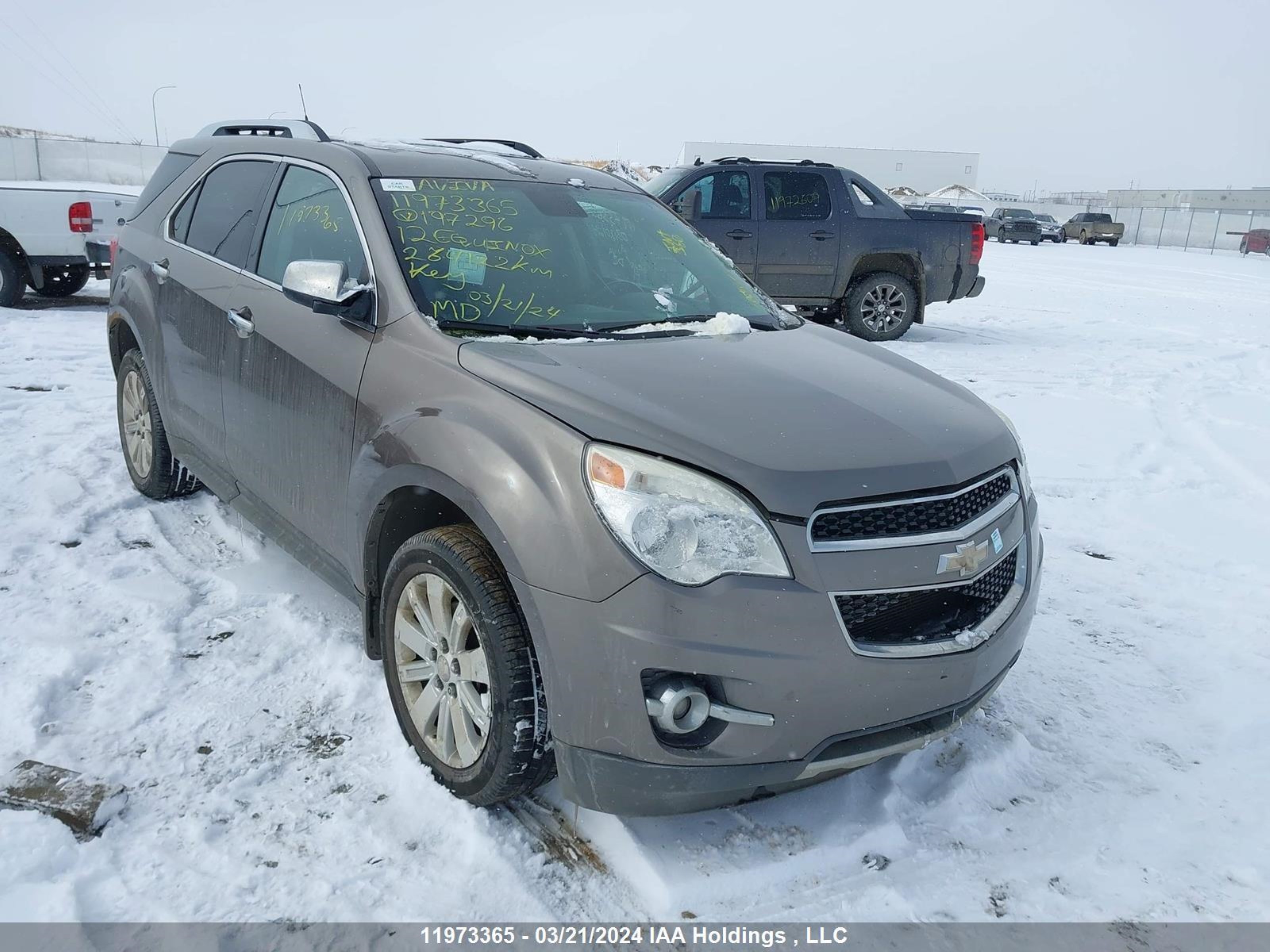 chevrolet equinox 2012 2gnflnek4c6197296