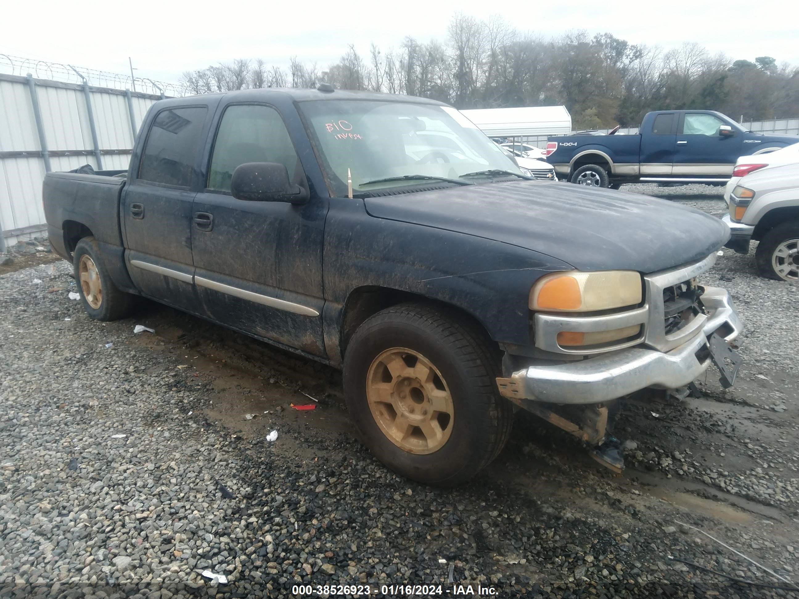 gmc sierra 2005 2gtec13t451305456