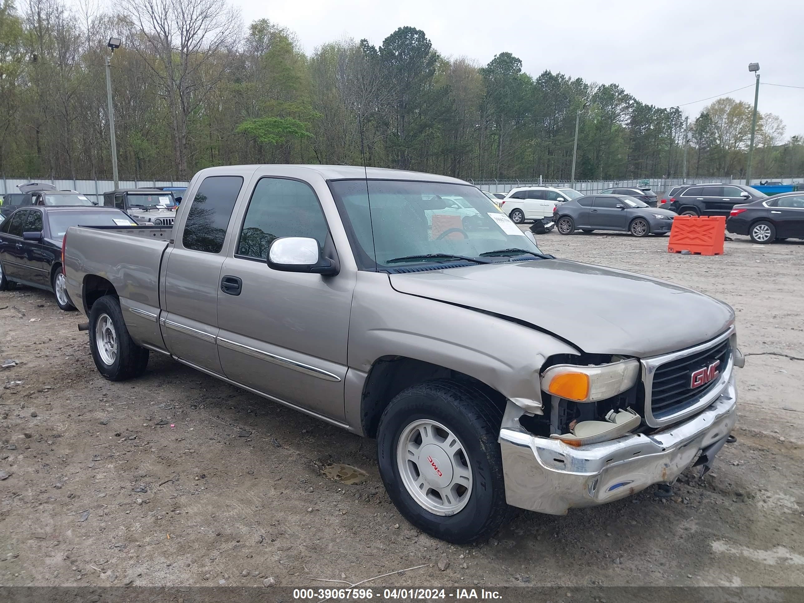 gmc sierra 2001 2gtec19t211128505