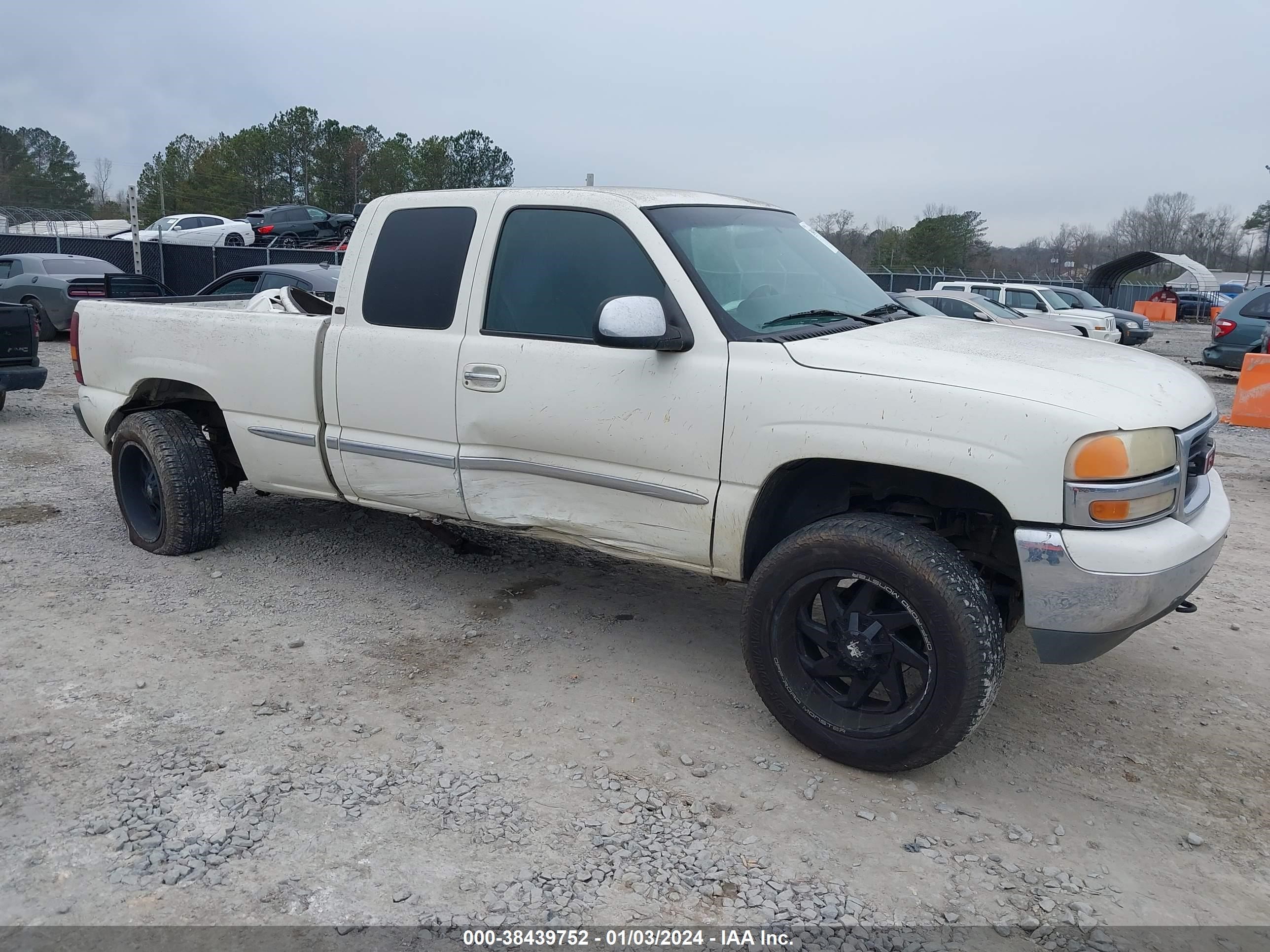 gmc sierra 2001 2gtec19v811184255