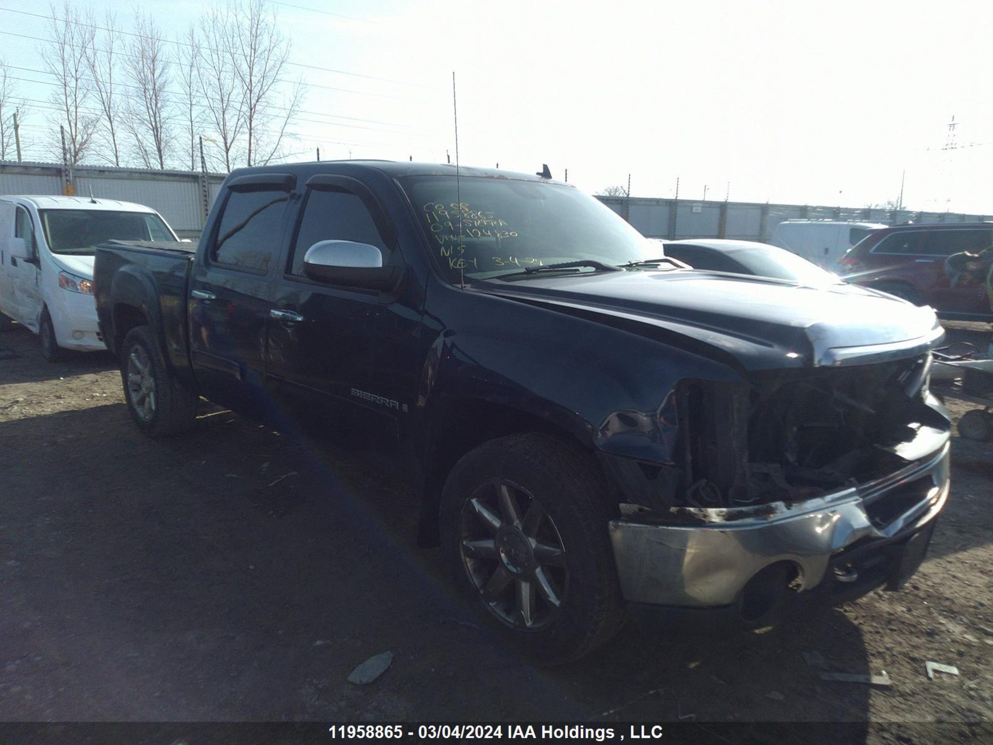 gmc sierra 2009 2gtek13c591124830