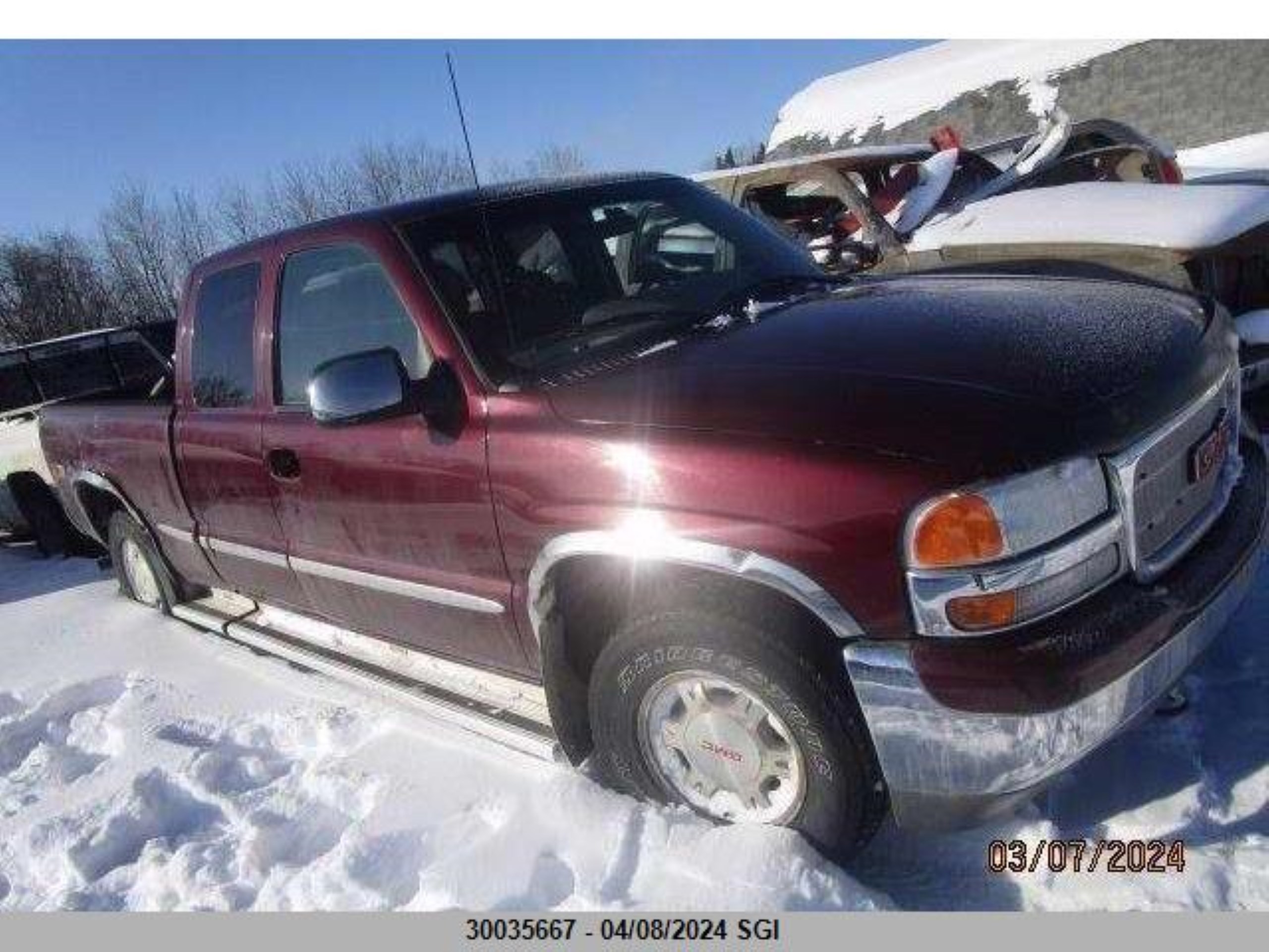 gmc  2000 2gtek19t5y1152651