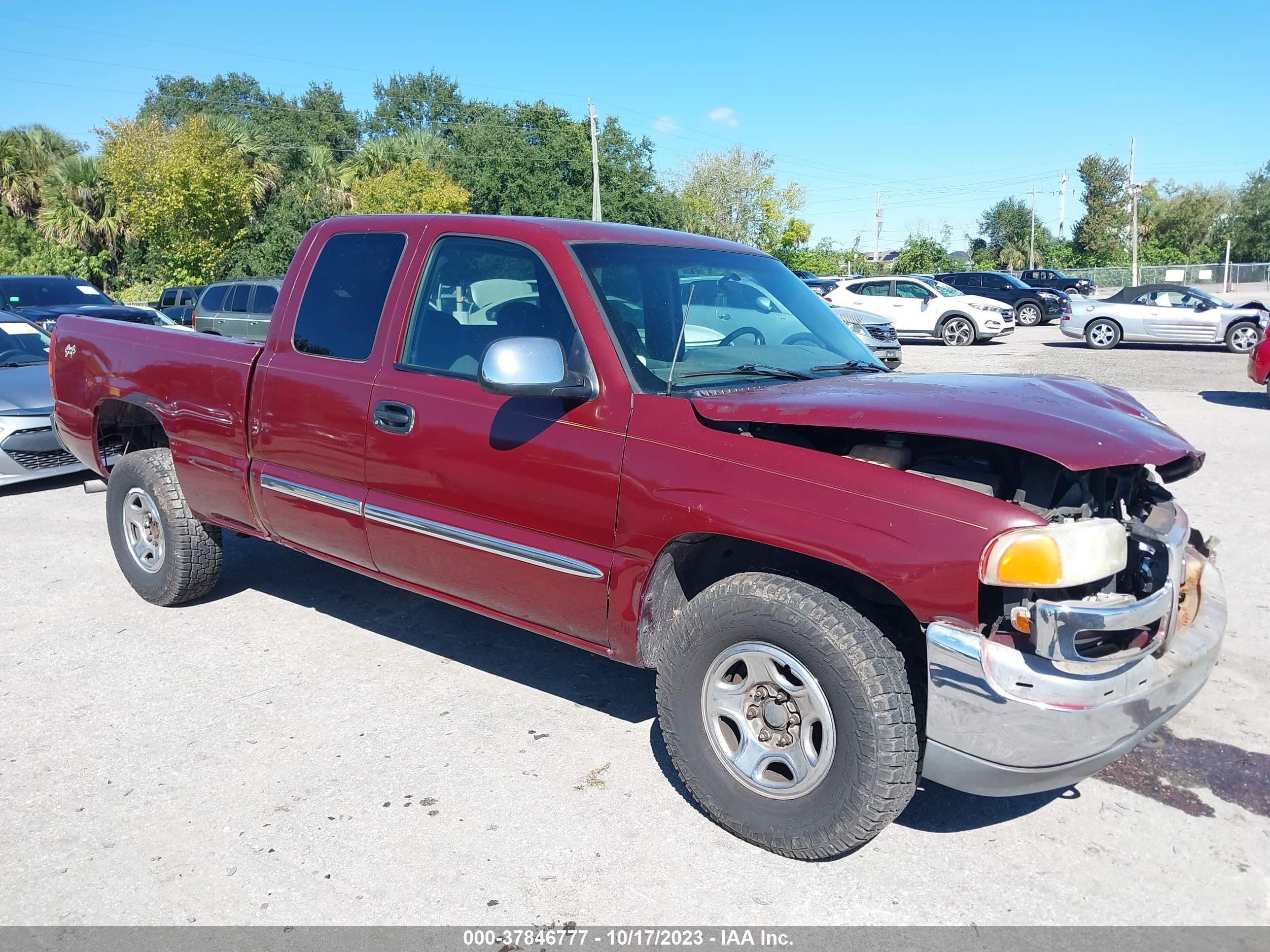 gmc sierra 2000 2gtek19t8y1250203