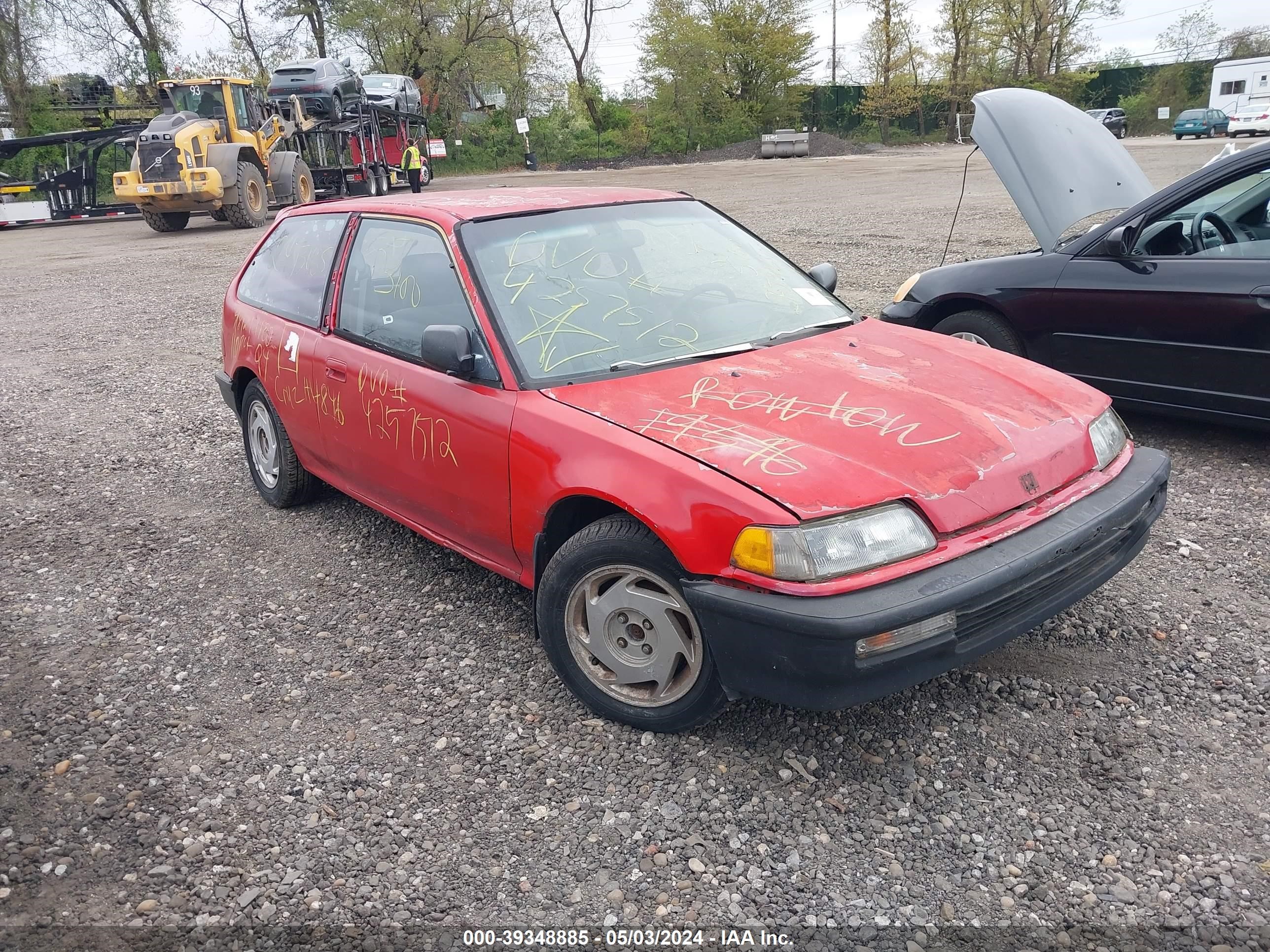 honda civic 1991 2hged6343mh558472