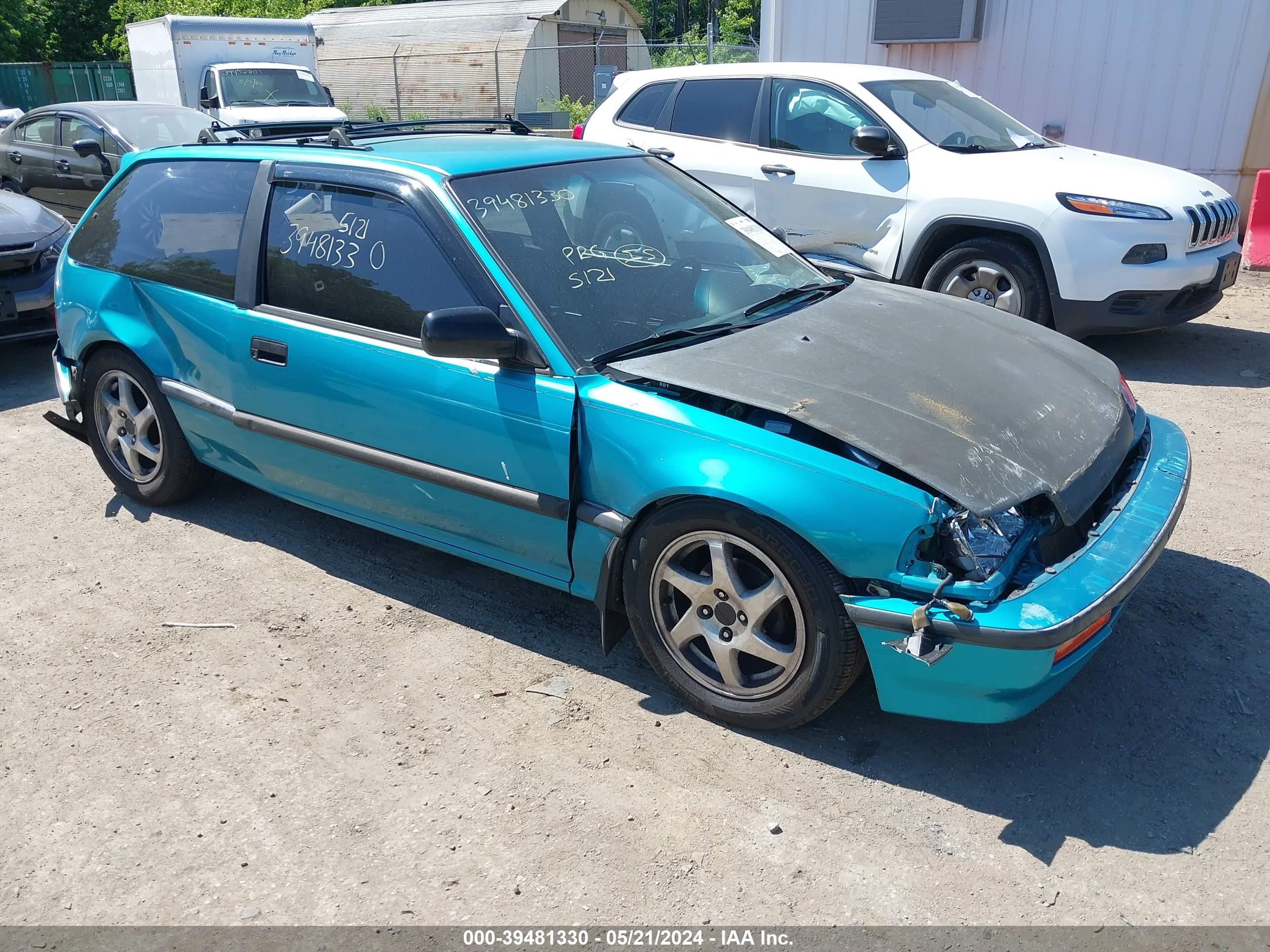 honda civic 1991 2hged6459mh546902