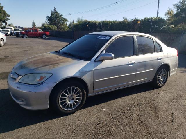 honda civic lx 2005 2hges16505h624121