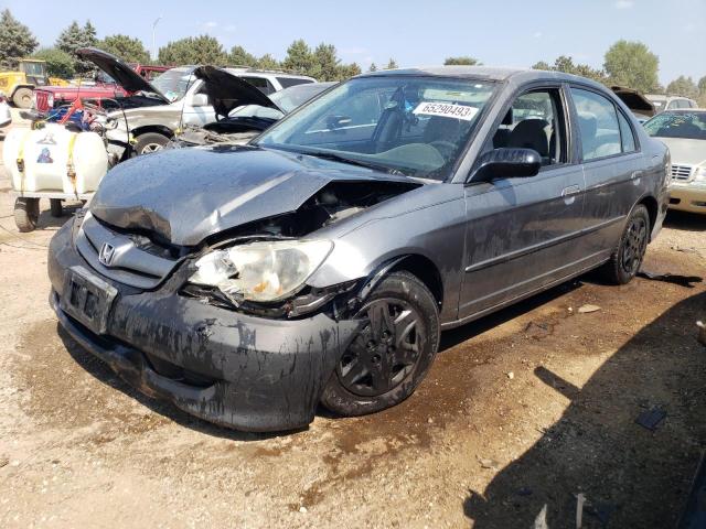 honda civic lx 2005 2hges16525h608308