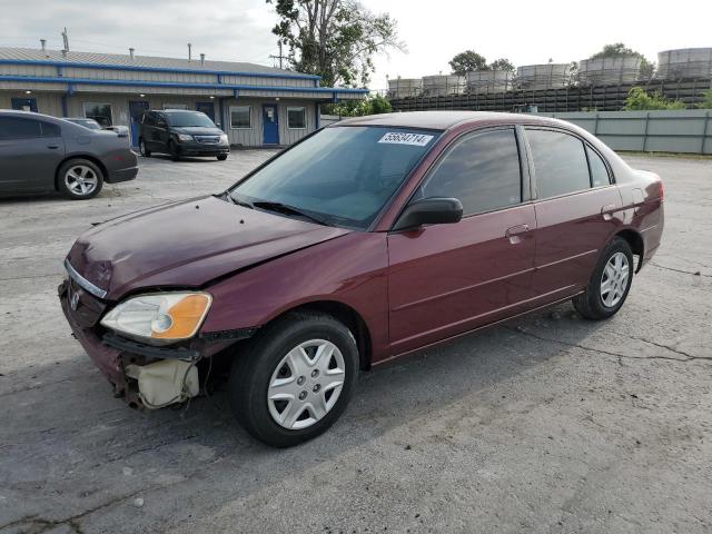 honda civic lx 2003 2hges16533h584193