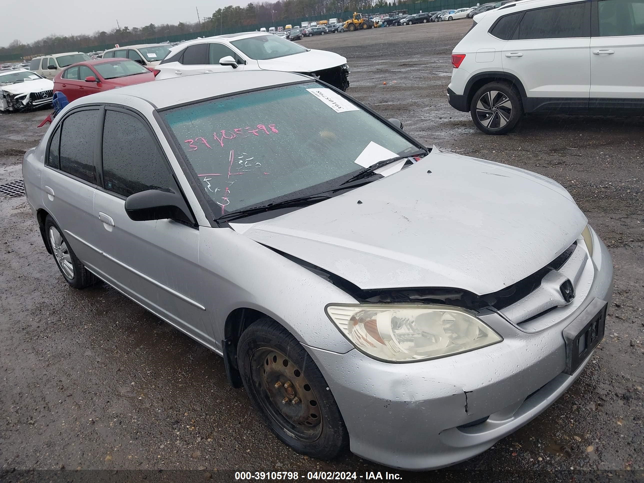 honda civic 2005 2hges16535h508945