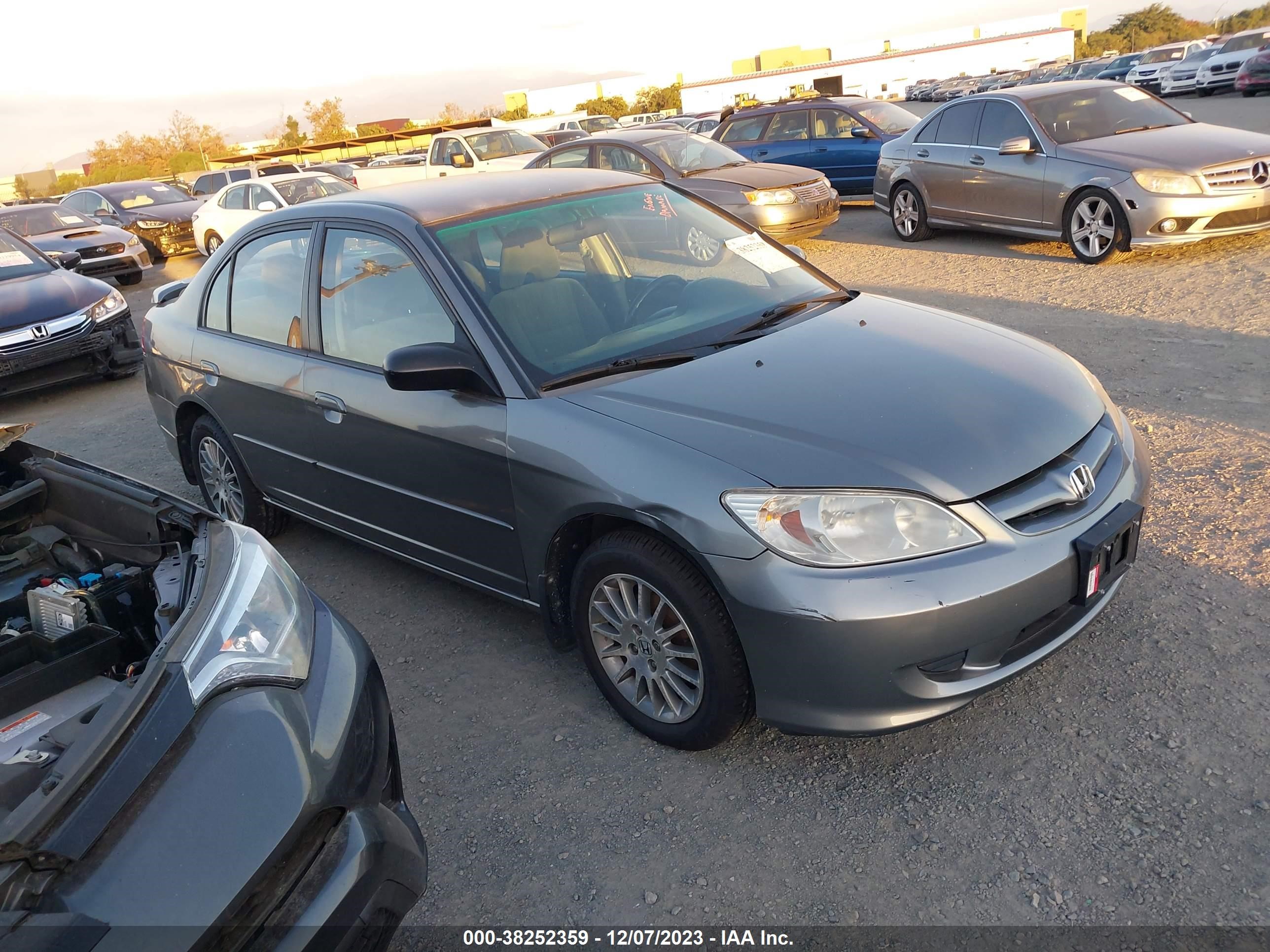 honda civic 2005 2hges16545h560939