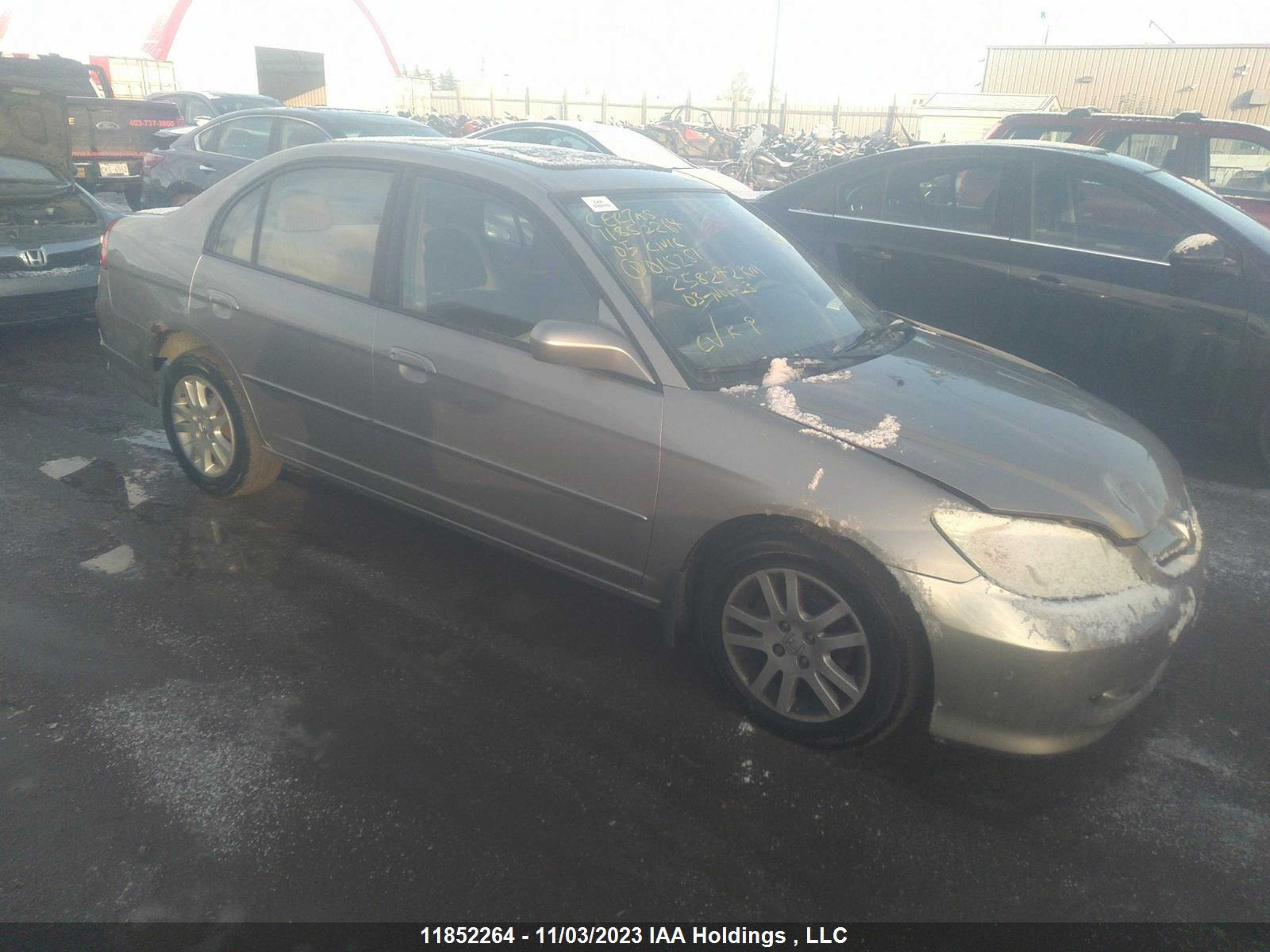 honda civic 2005 2hges16625h015251