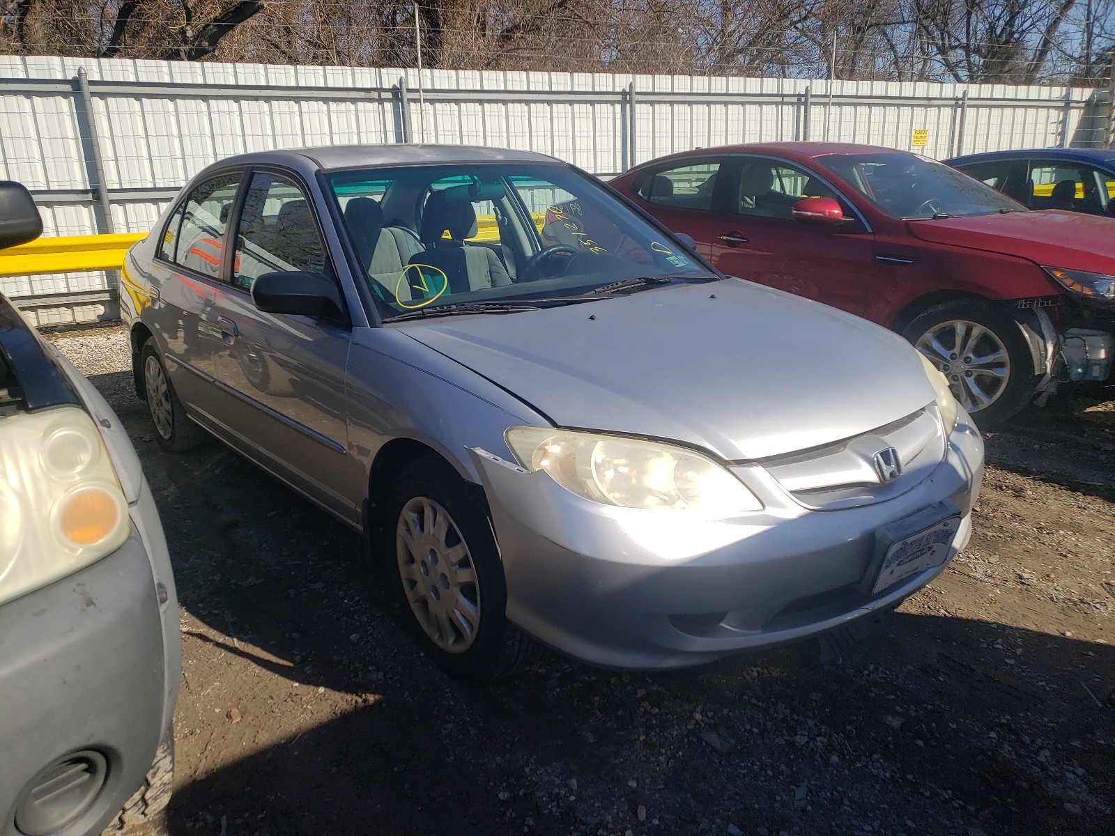 honda civic lx 2005 2hges16625h518746