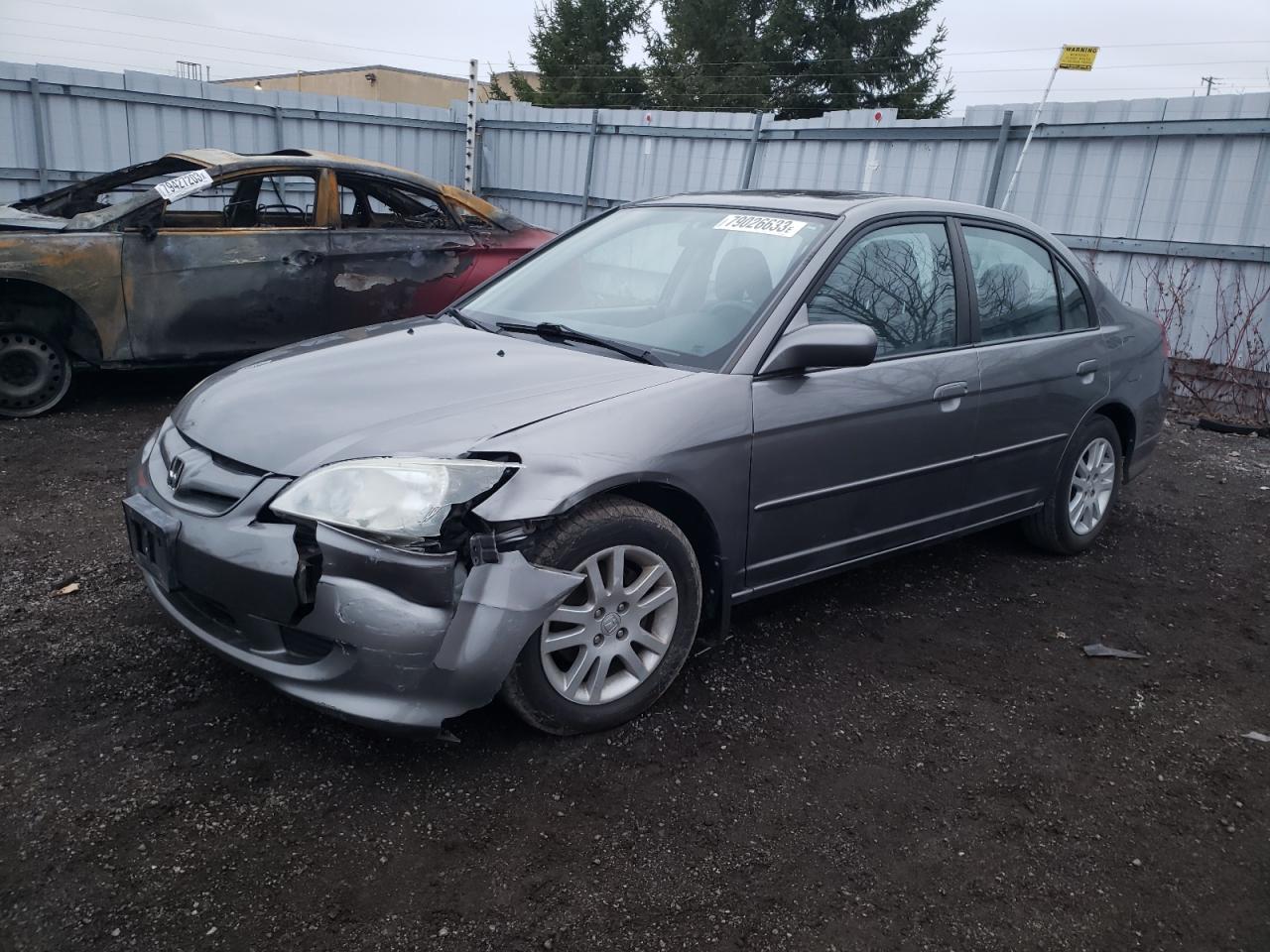 honda civic 2005 2hges16675h046723