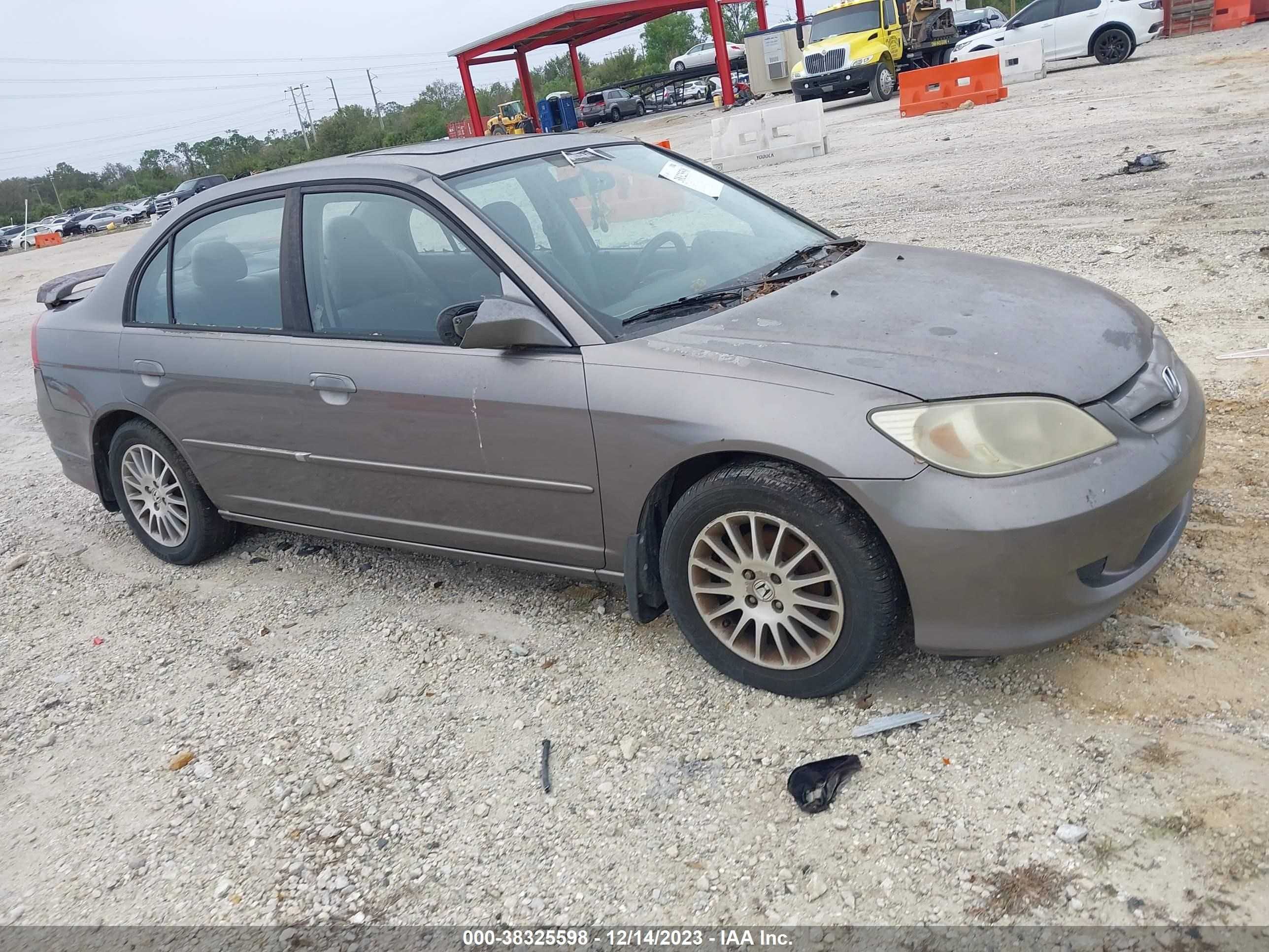 honda civic 2005 2hges26705h596795