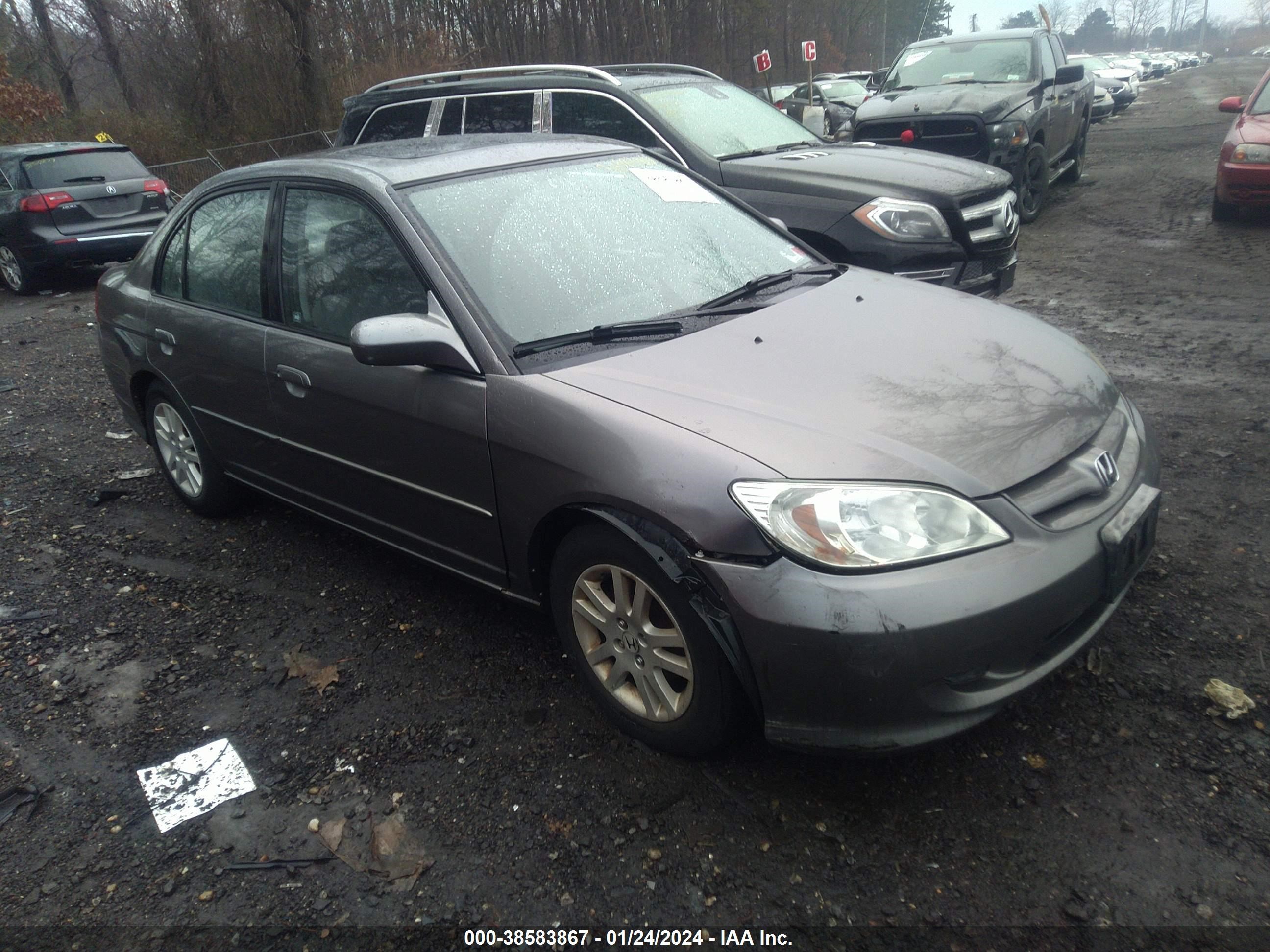 honda civic 2005 2hges26795h539799