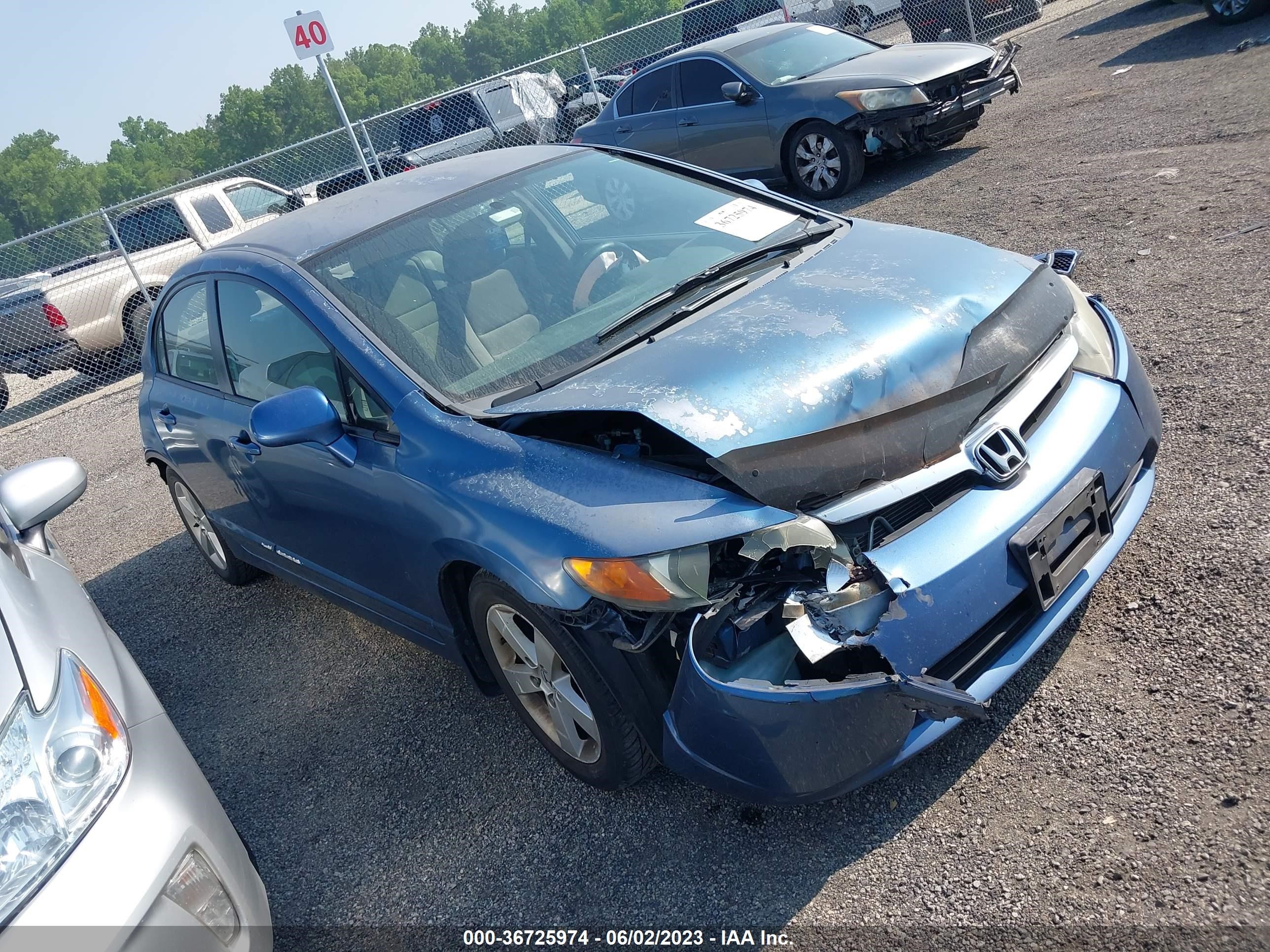 honda civic 2008 2hgfa15598h018491