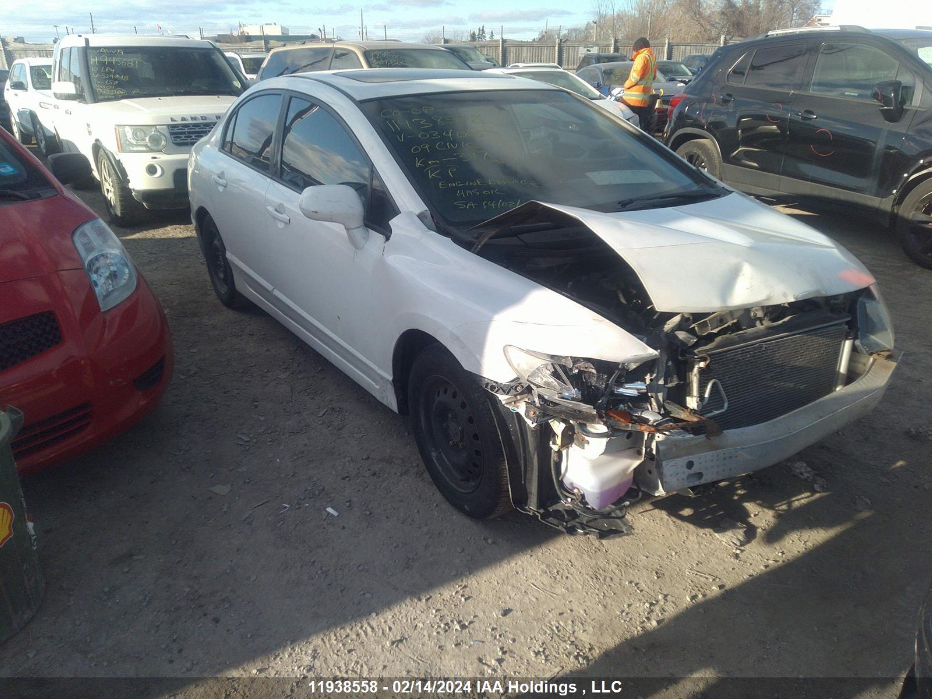 honda civic 2009 2hgfa16049h034005