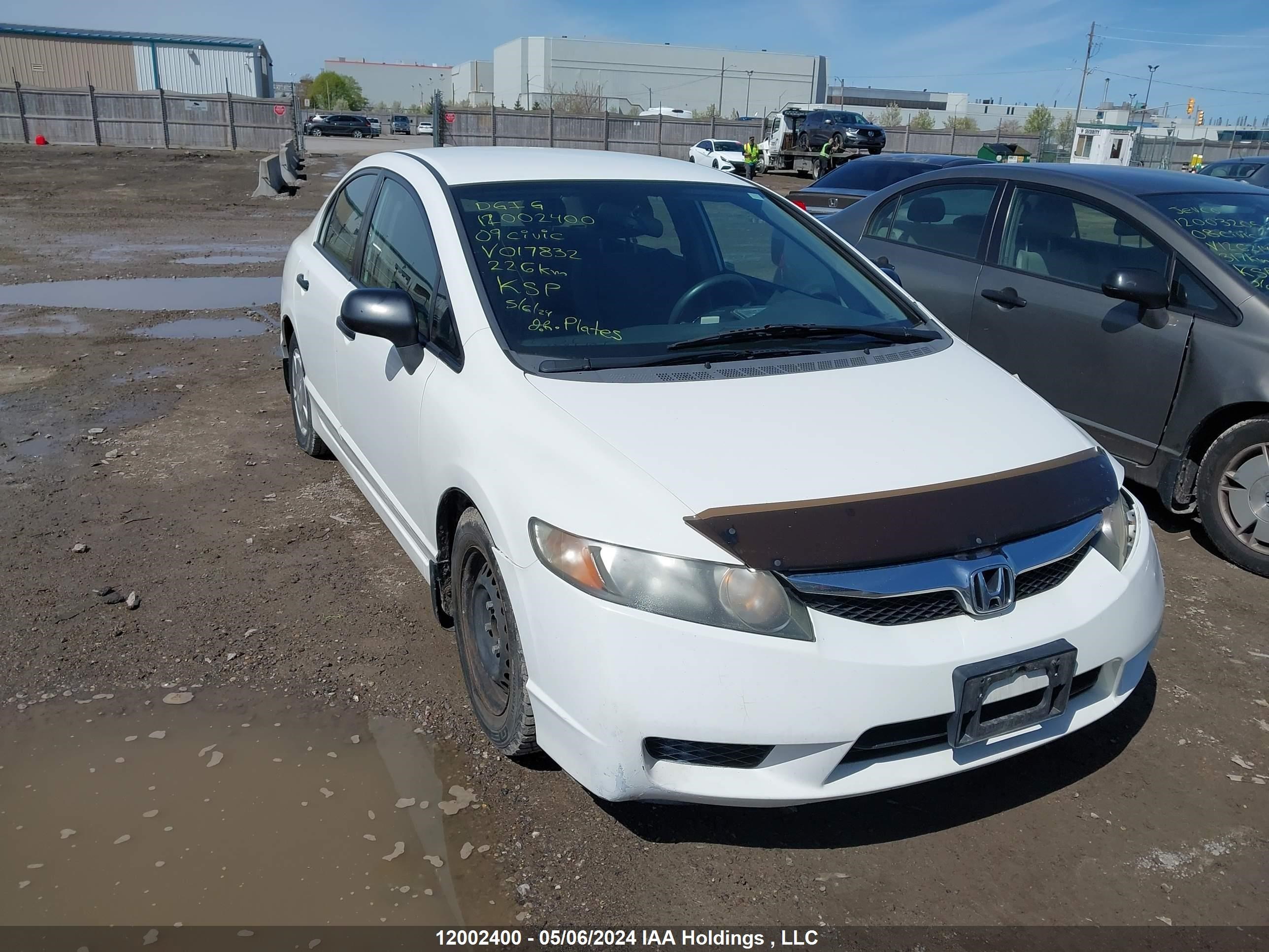 honda civic 2009 2hgfa16459h017832