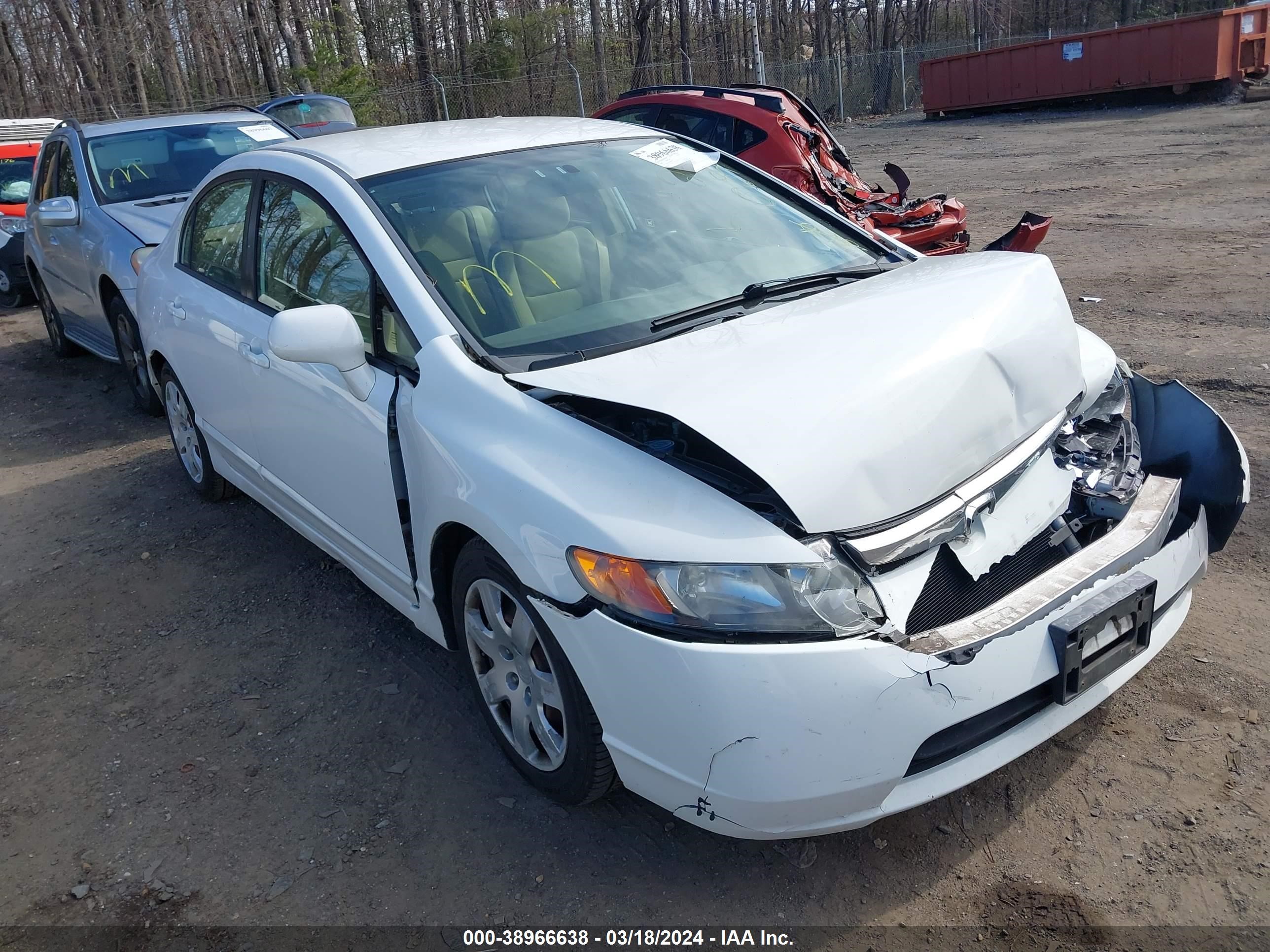 honda civic 2008 2hgfa16528h356703