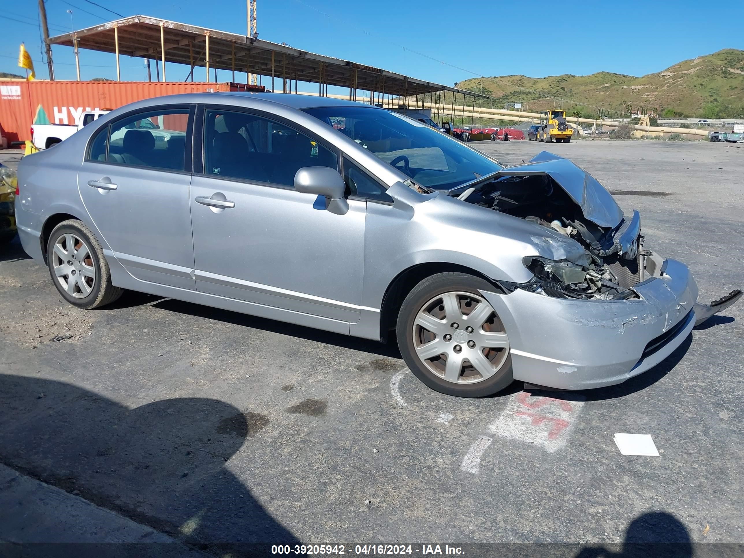 honda civic 2008 2hgfa16578h344613