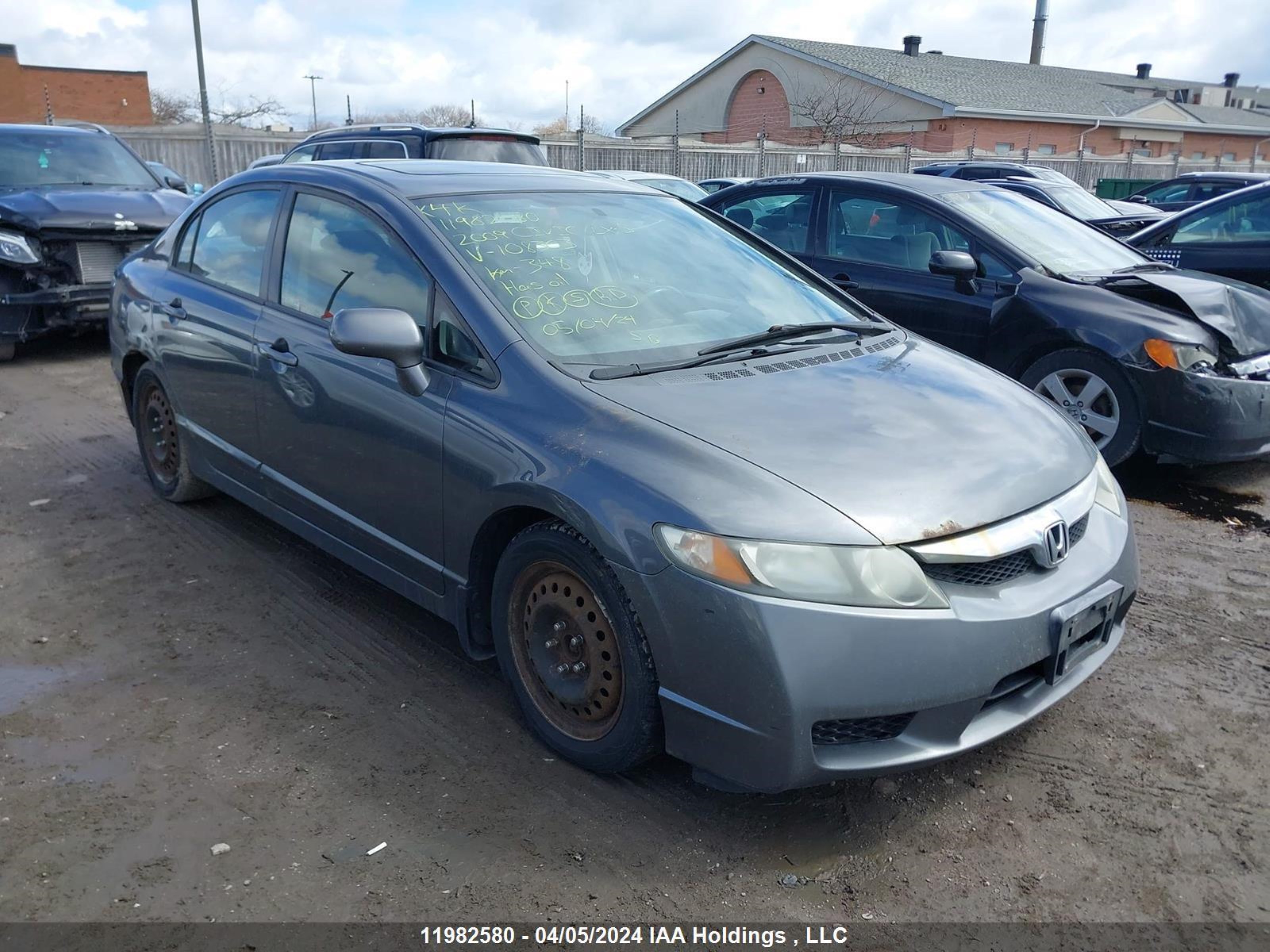 honda civic 2009 2hgfa16649h108303