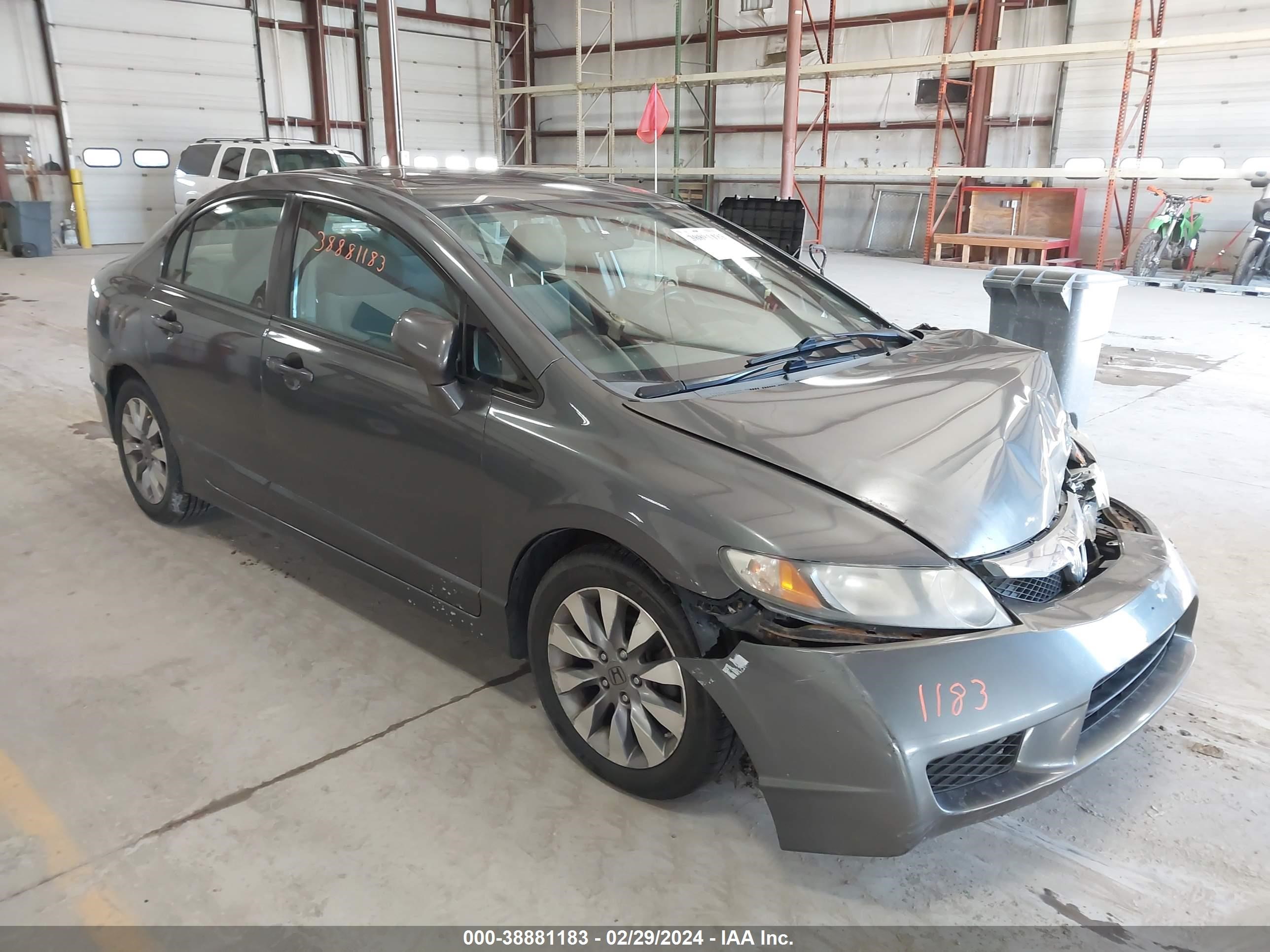 honda civic 2009 2hgfa16869h314384