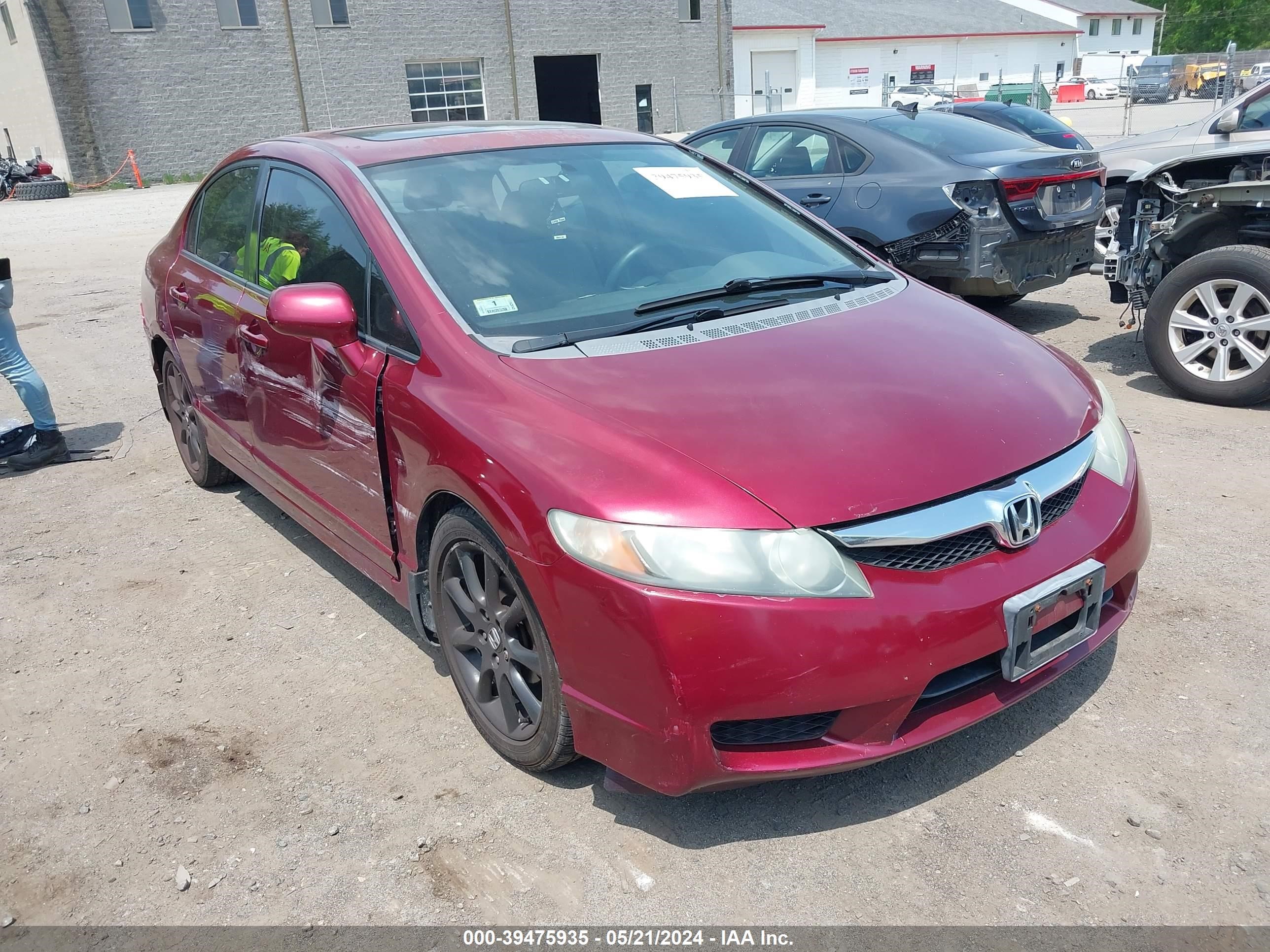 honda civic 2009 2hgfa168x9h338607