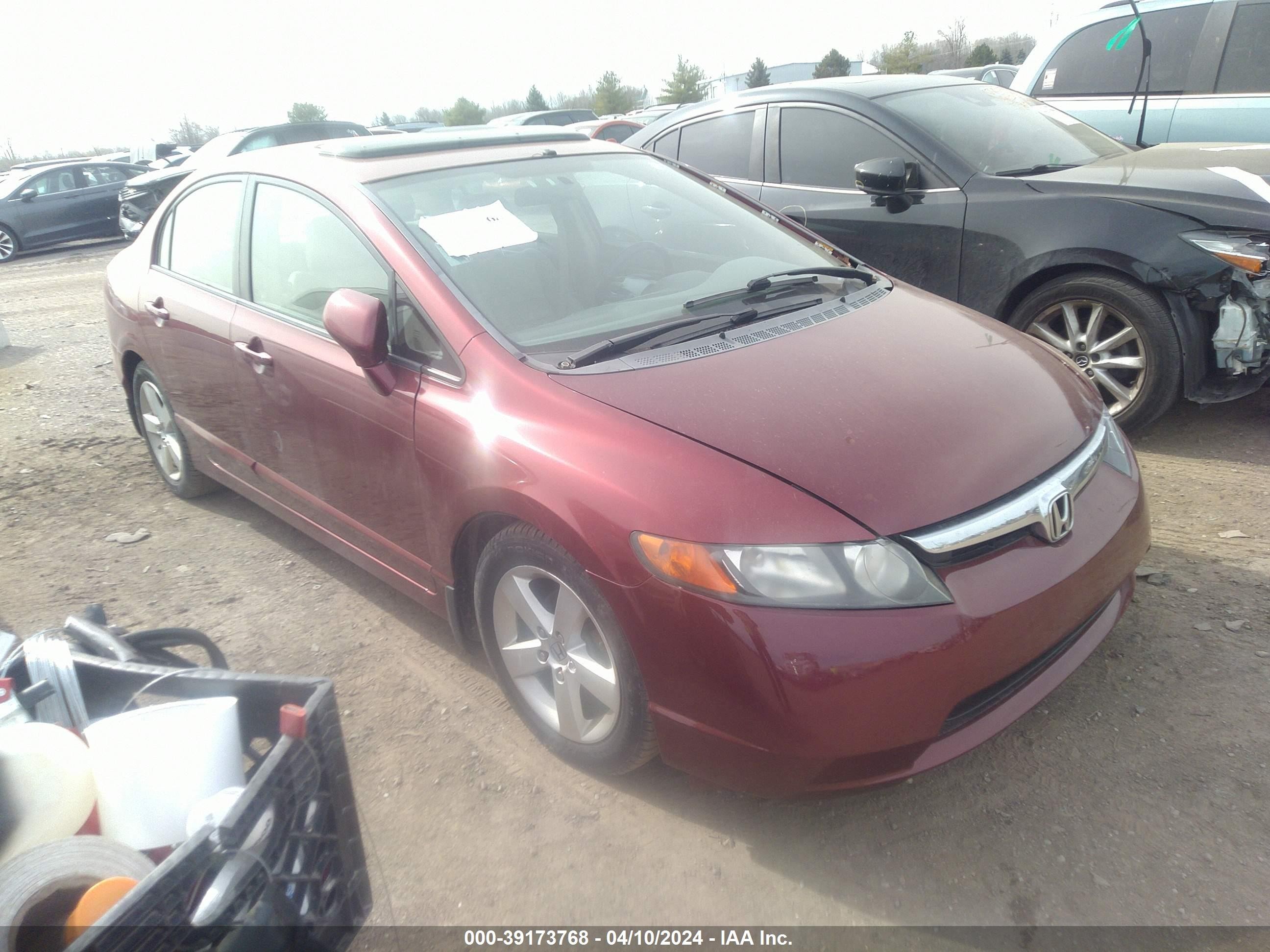 honda civic 2008 2hgfa16958h519444