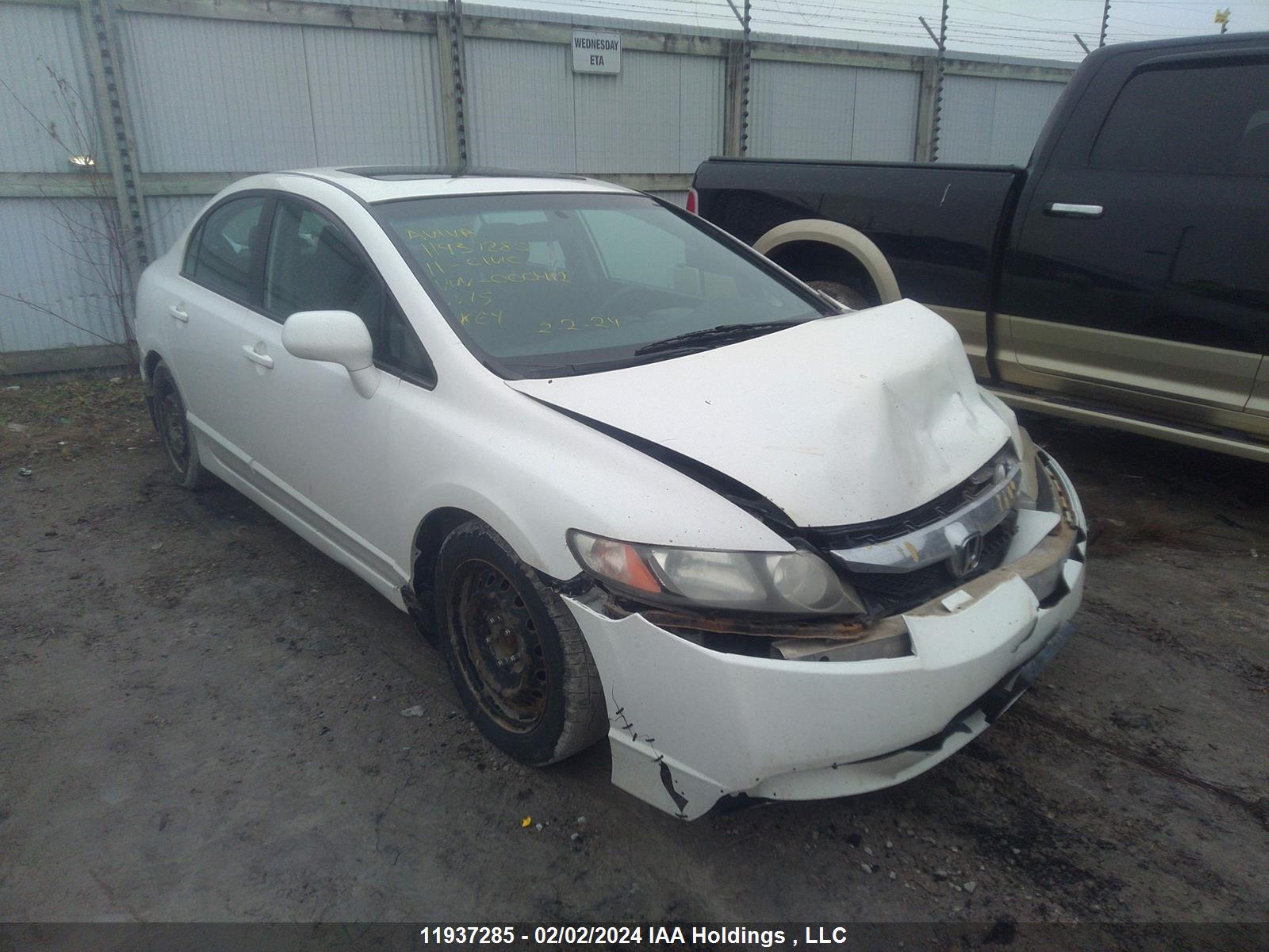 honda civic 2011 2hgfa1f69bh000412