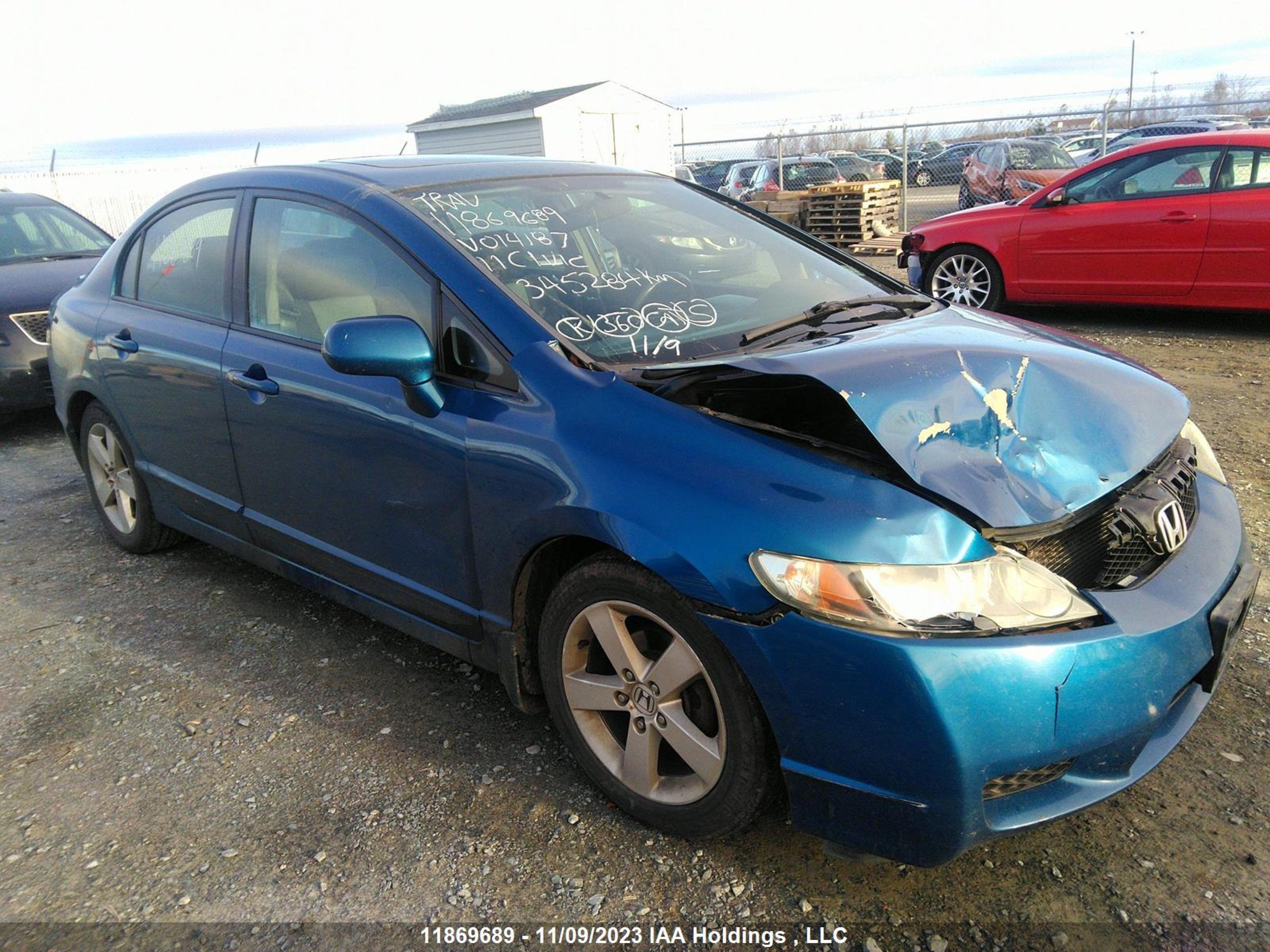 honda civic 2011 2hgfa1f6xbh014187