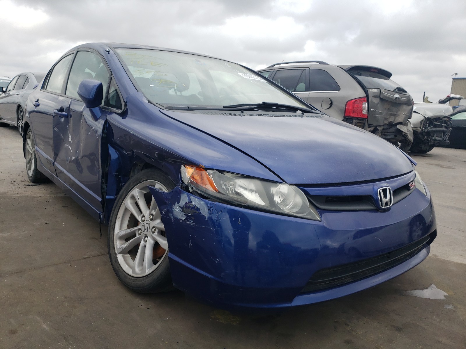 honda civic si 2007 2hgfa55597h711390