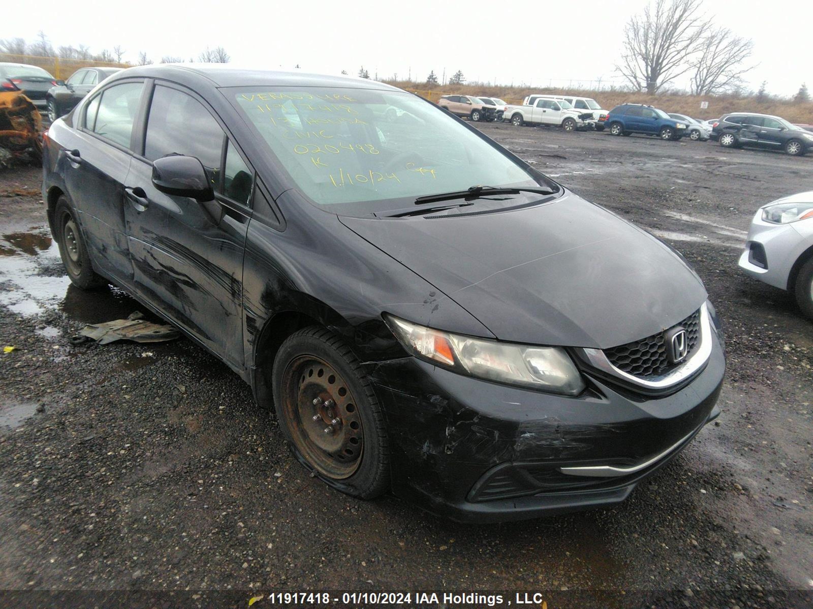 honda civic 2013 2hgfb2f47dh020498