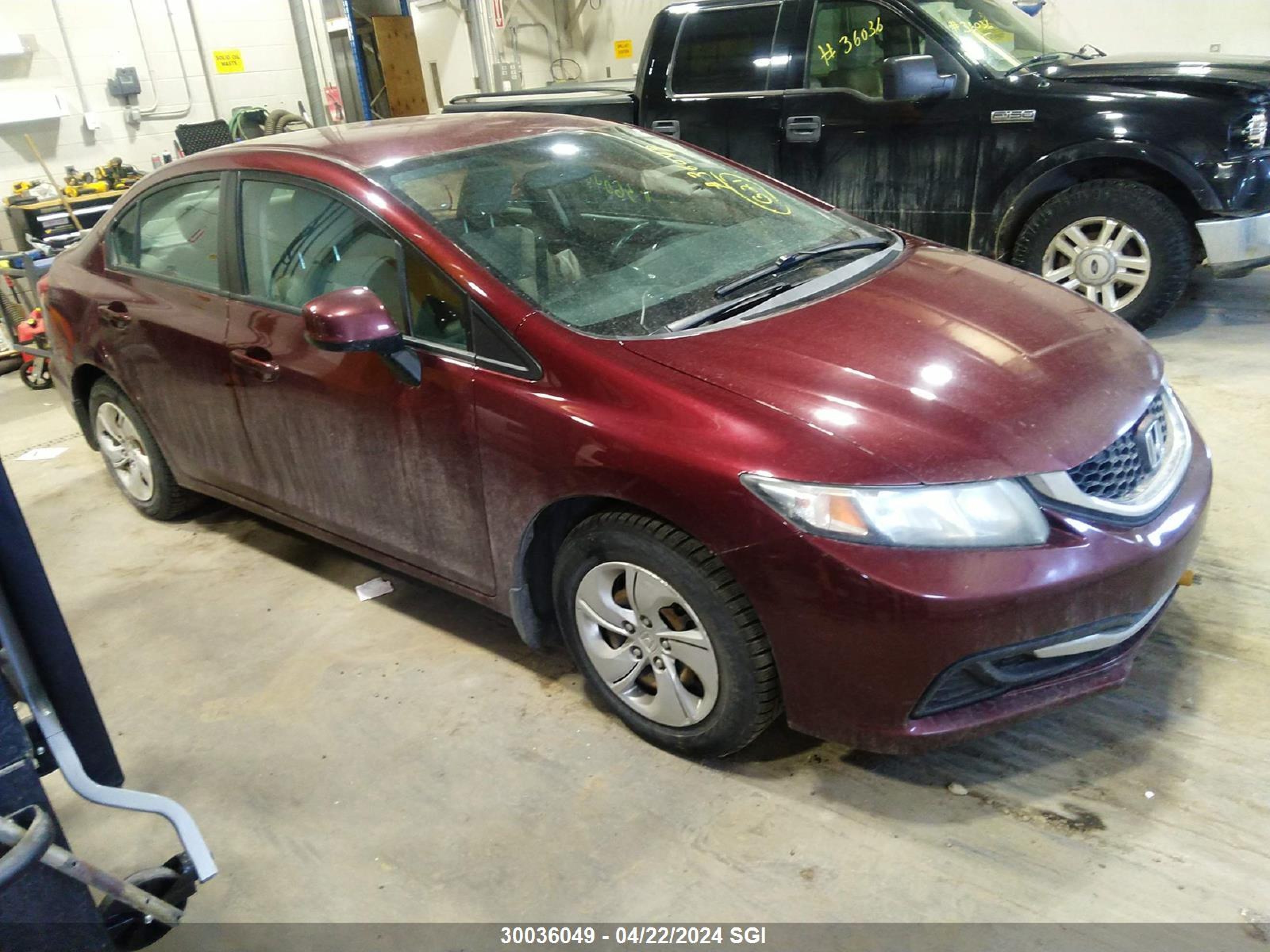 honda civic 2013 2hgfb2f47dh026303