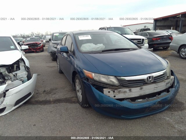 honda civic sdn 2012 2hgfb2f50ch539724