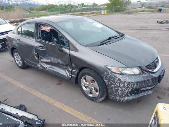 honda civic 2013 2hgfb2f53dh598395