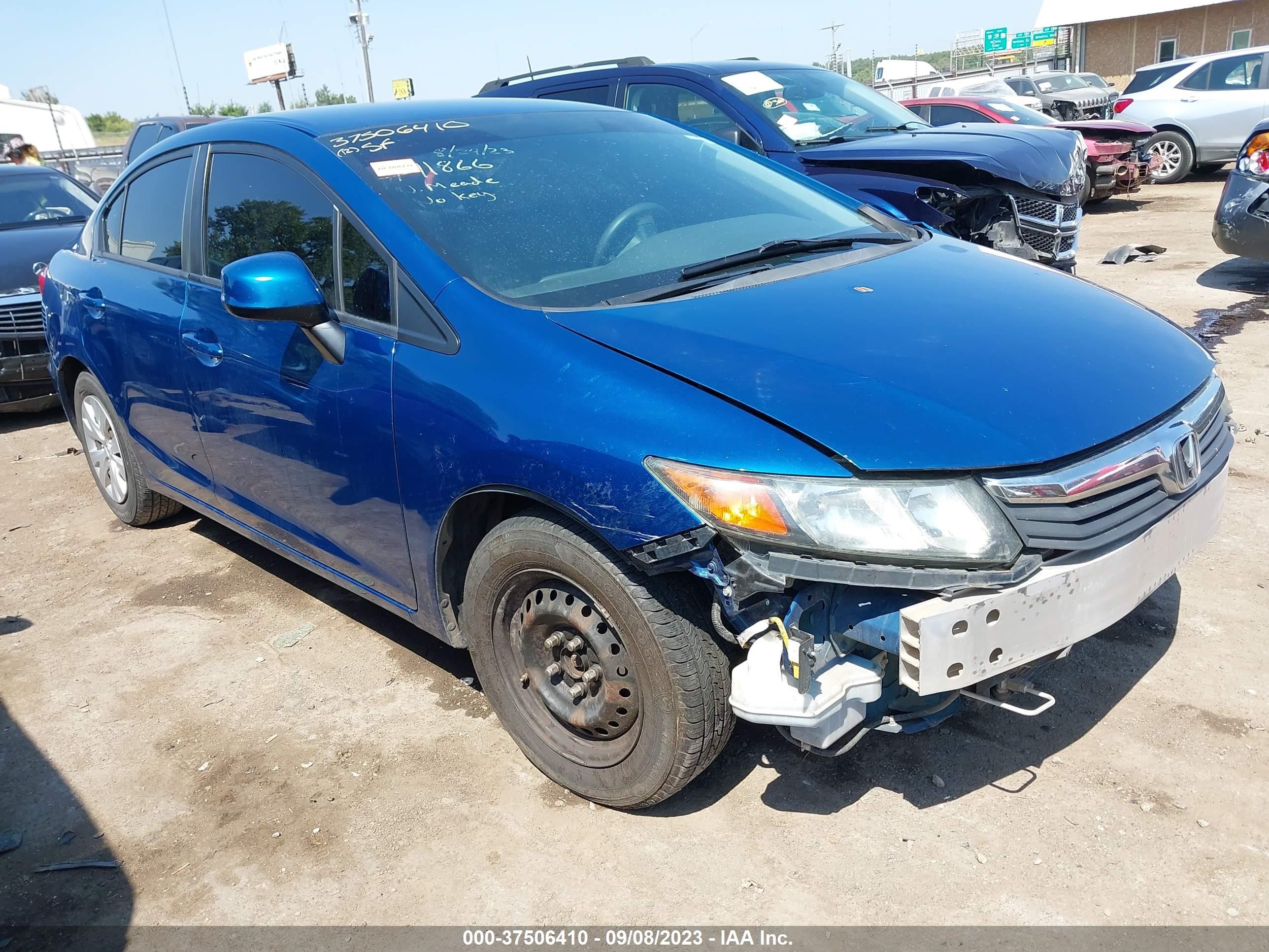 honda civic 2012 2hgfb2f54ch572886