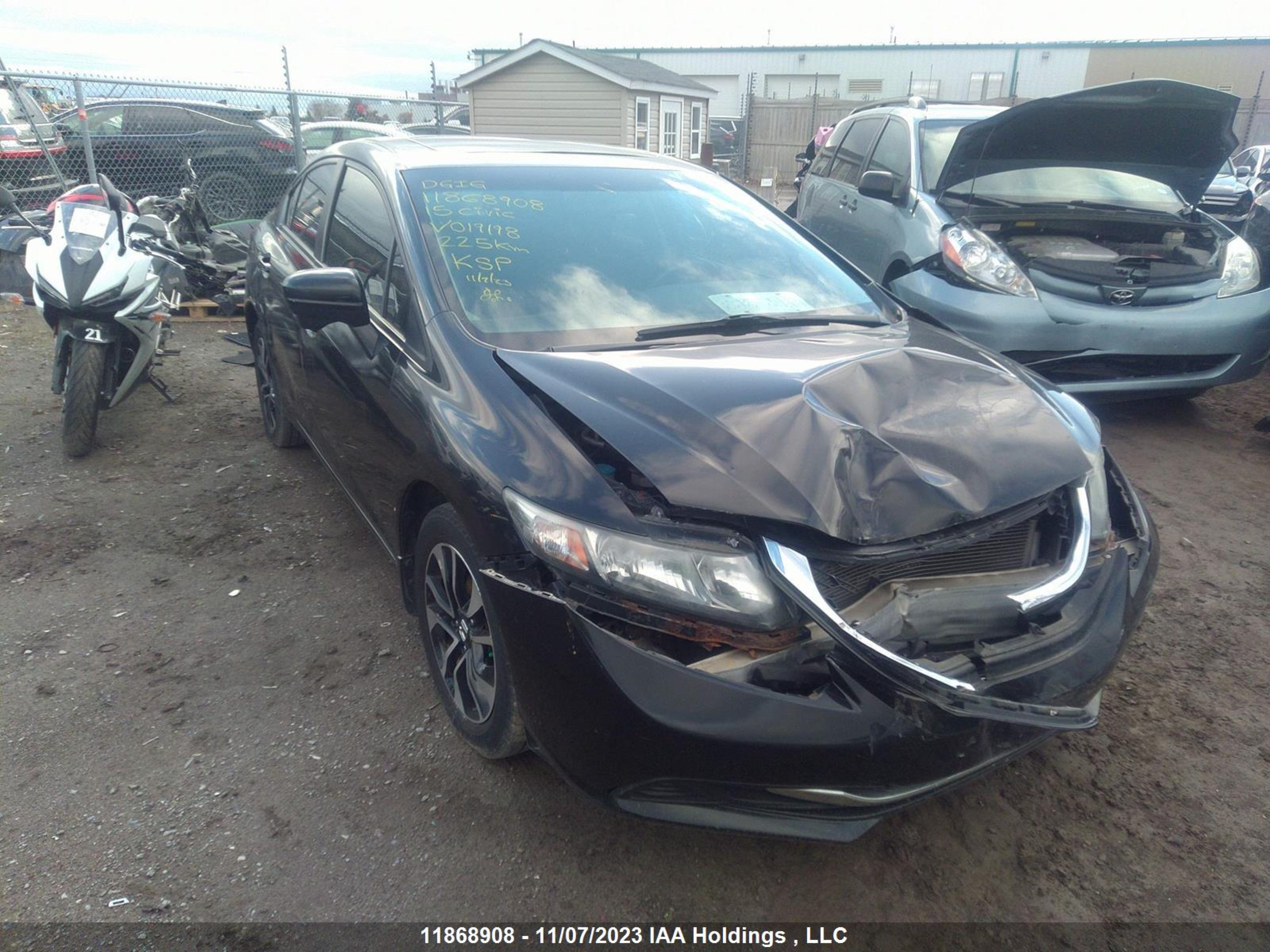 honda civic 2015 2hgfb2f57fh019198