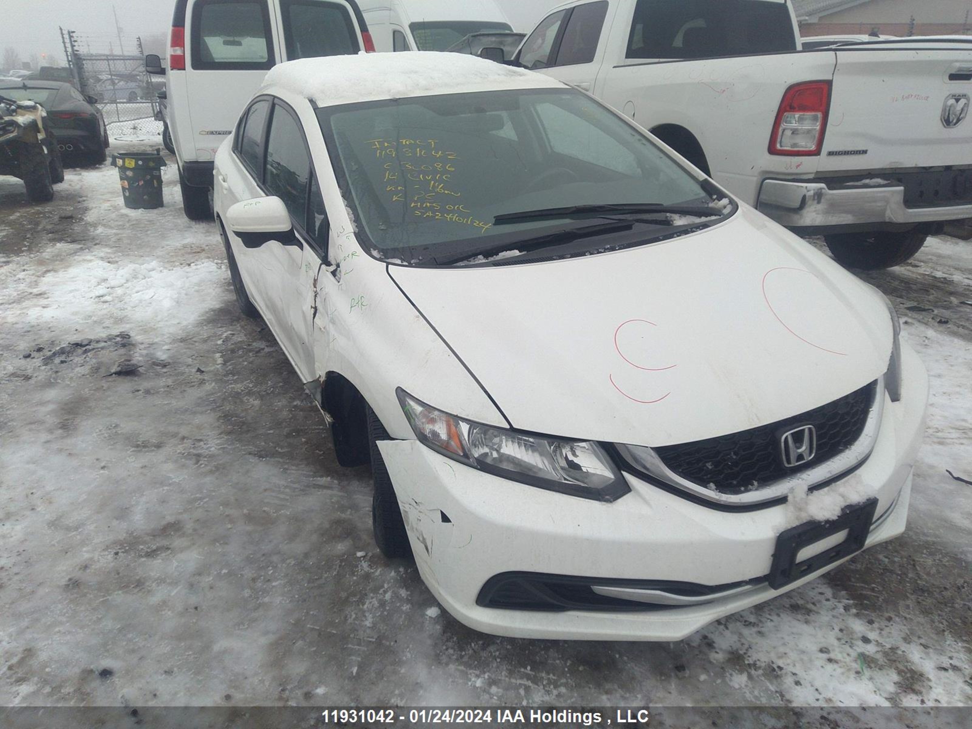 honda civic 2014 2hgfb2f59eh030086