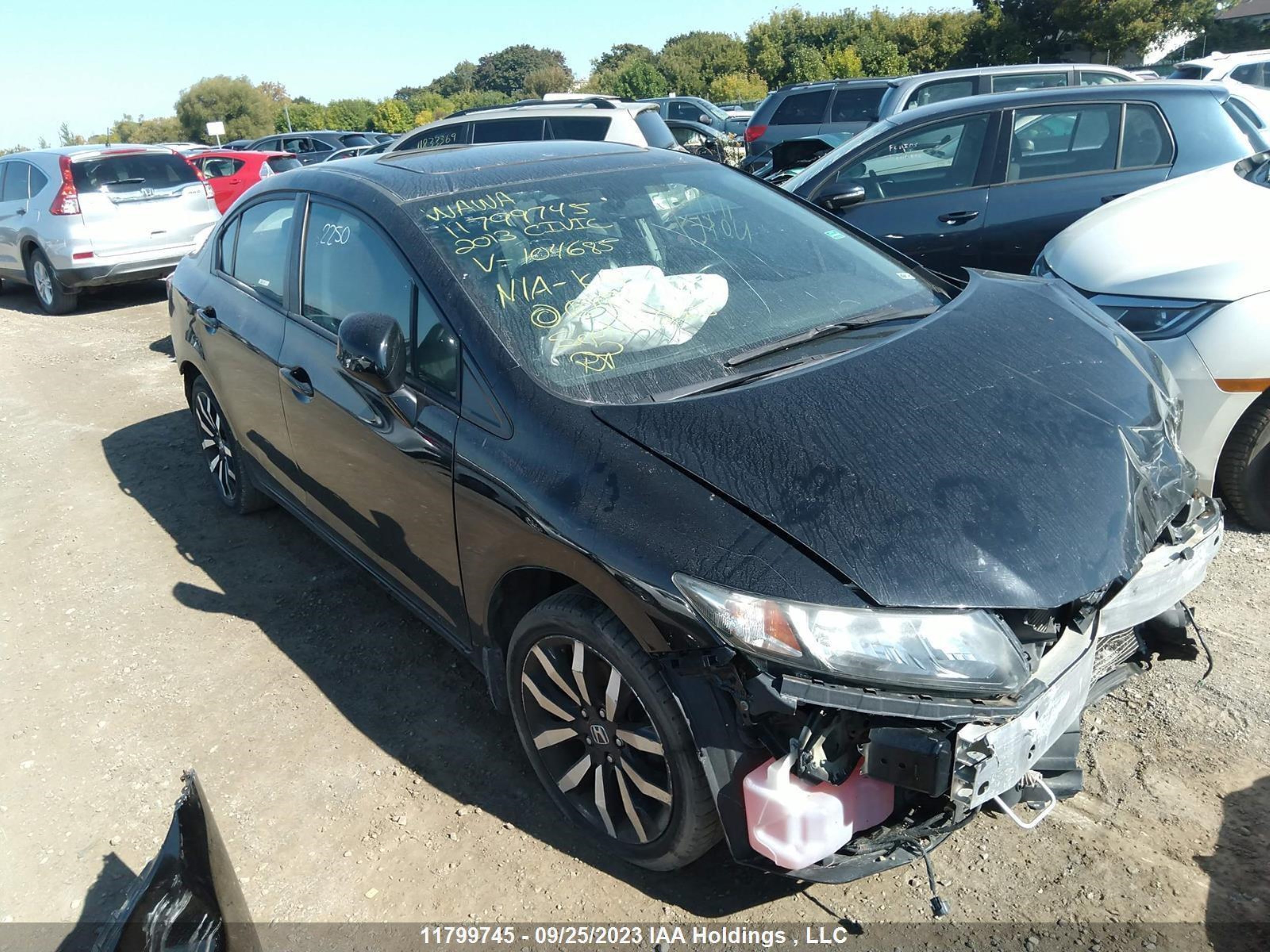 honda civic 2013 2hgfb2f77dh104685