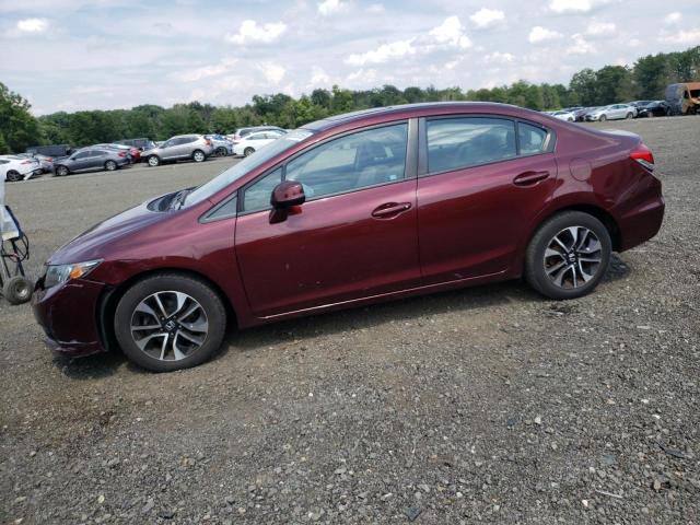 honda civic exl 2013 2hgfb2f96dh527663