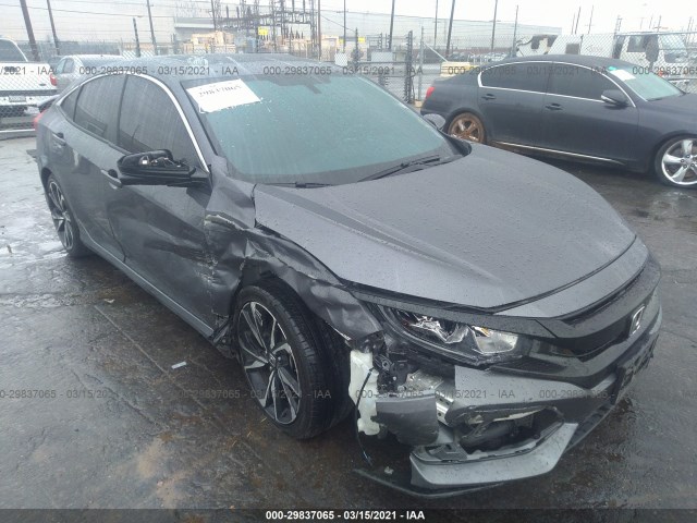 honda civic si sedan 2019 2hgfc1e50kh703237