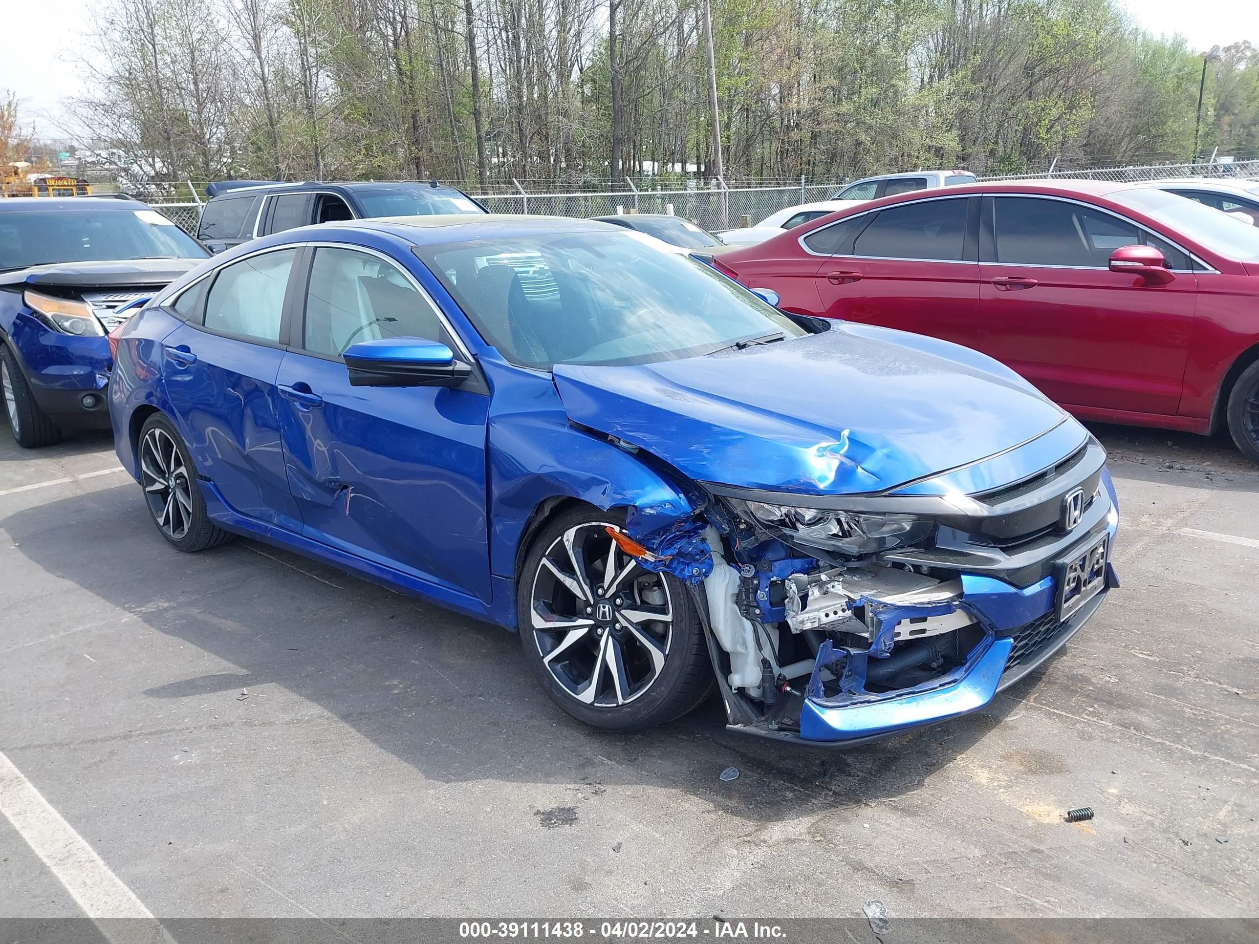 honda civic 2019 2hgfc1e52kh707094