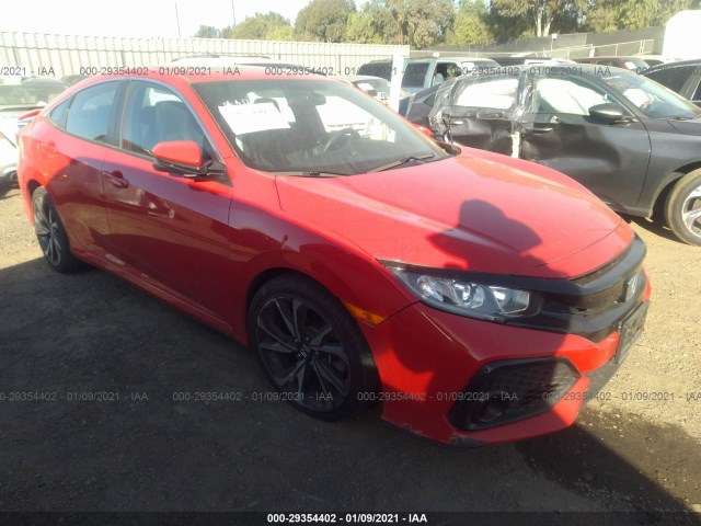 honda civic si sedan 2019 2hgfc1e54kh701085