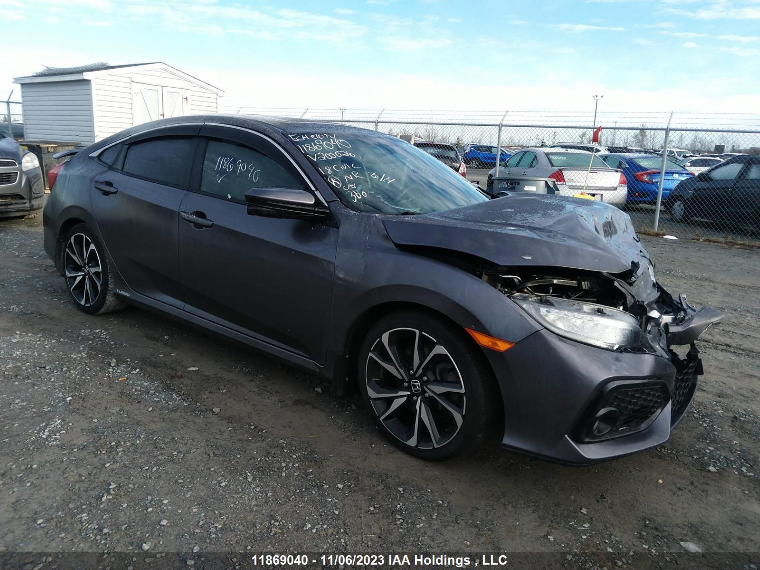 honda civic 2018 2hgfc1e55jh200026